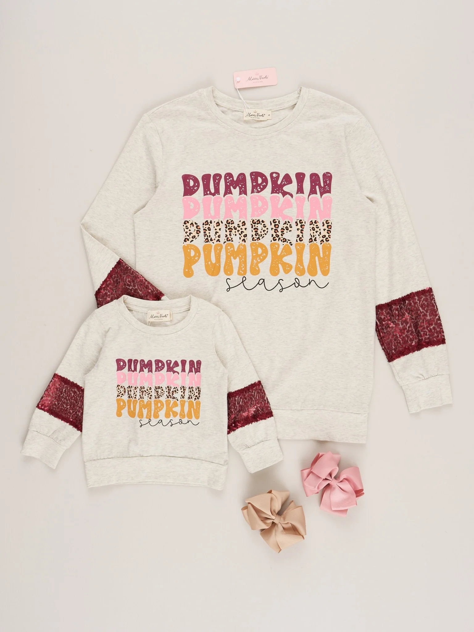 Mom & Me Grey "Pumpkin Season" Shirt