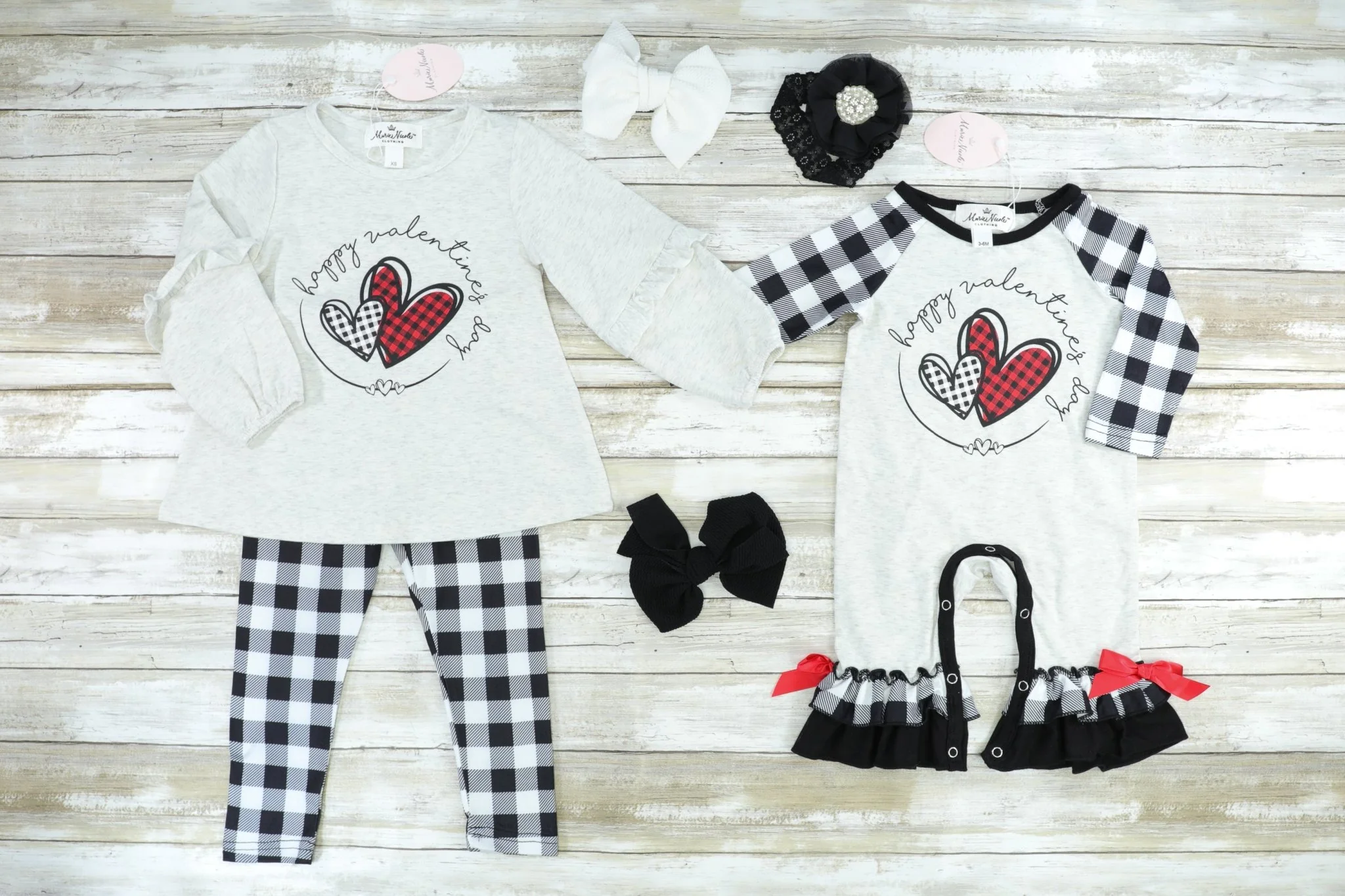 Mom & Me Happy Valentine's Day Plaid Collection - Image 6