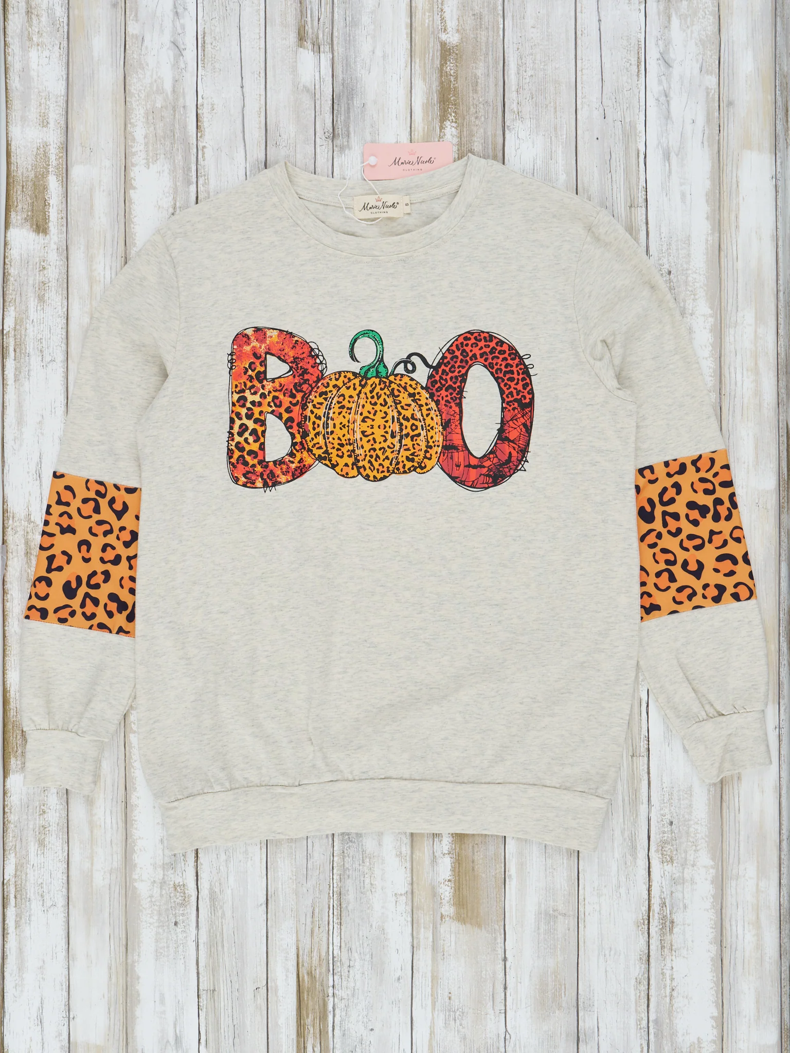 Mom & Me Leopard "Boo" Crewneck - Image 3