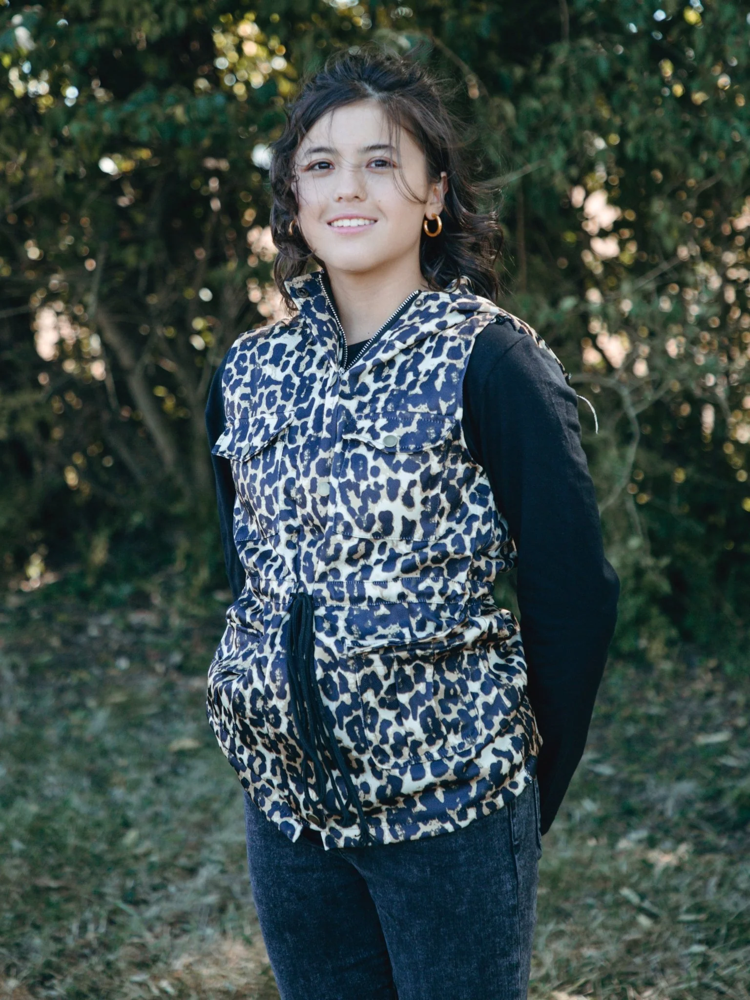 Mom & Me Leopard Hooded Vest - Image 6