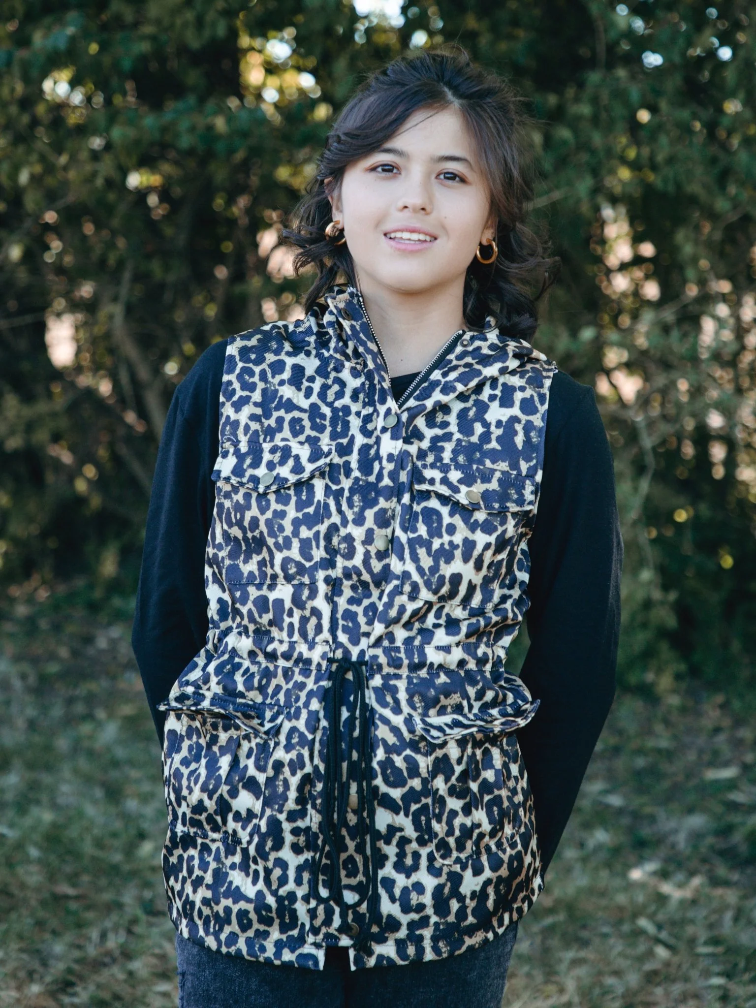 Mom & Me Leopard Hooded Vest - Image 7