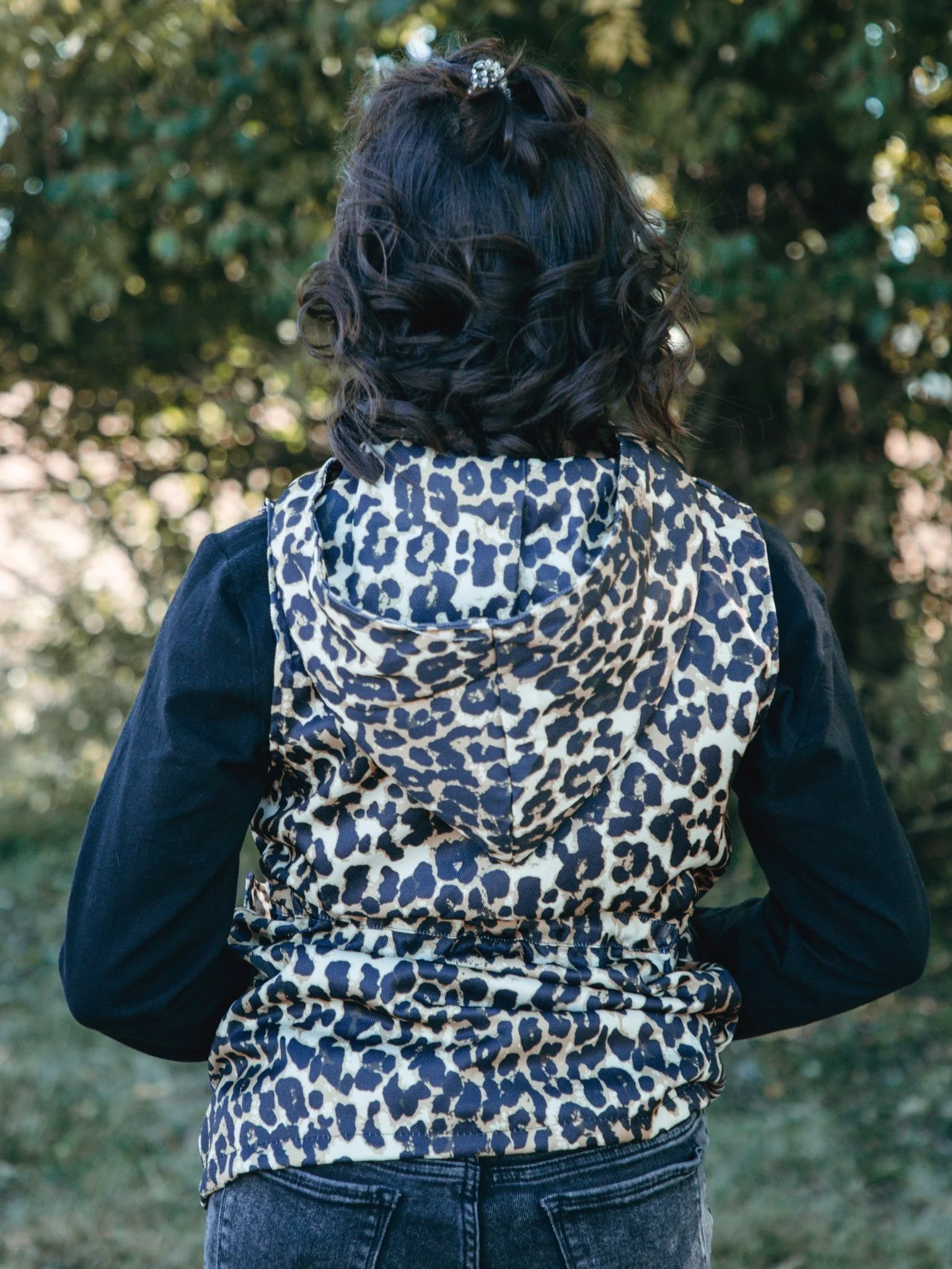 Mom & Me Leopard Hooded Vest - Image 8