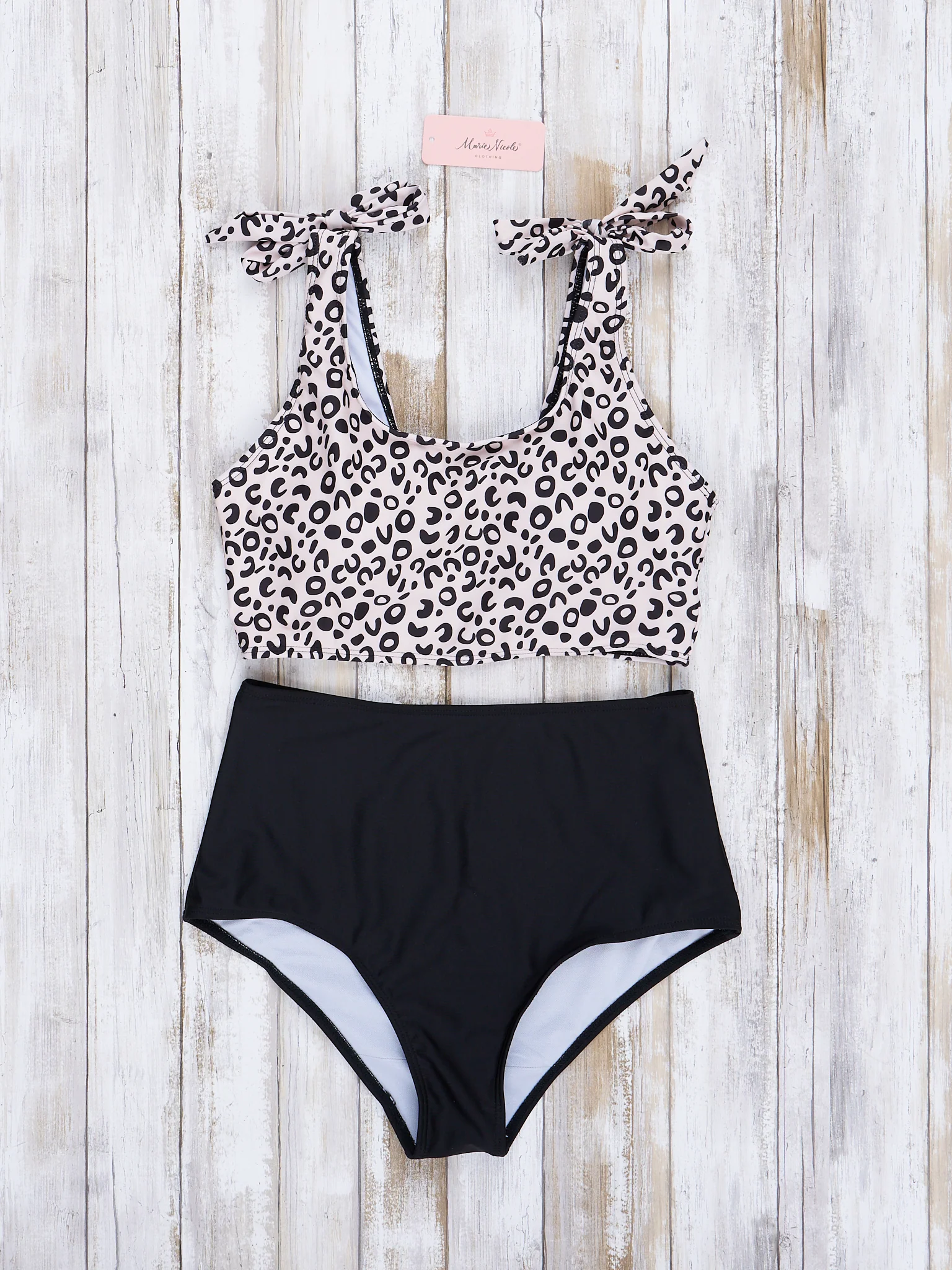 Mom & Me Leopard Two-Piece Swimsuit - Image 3