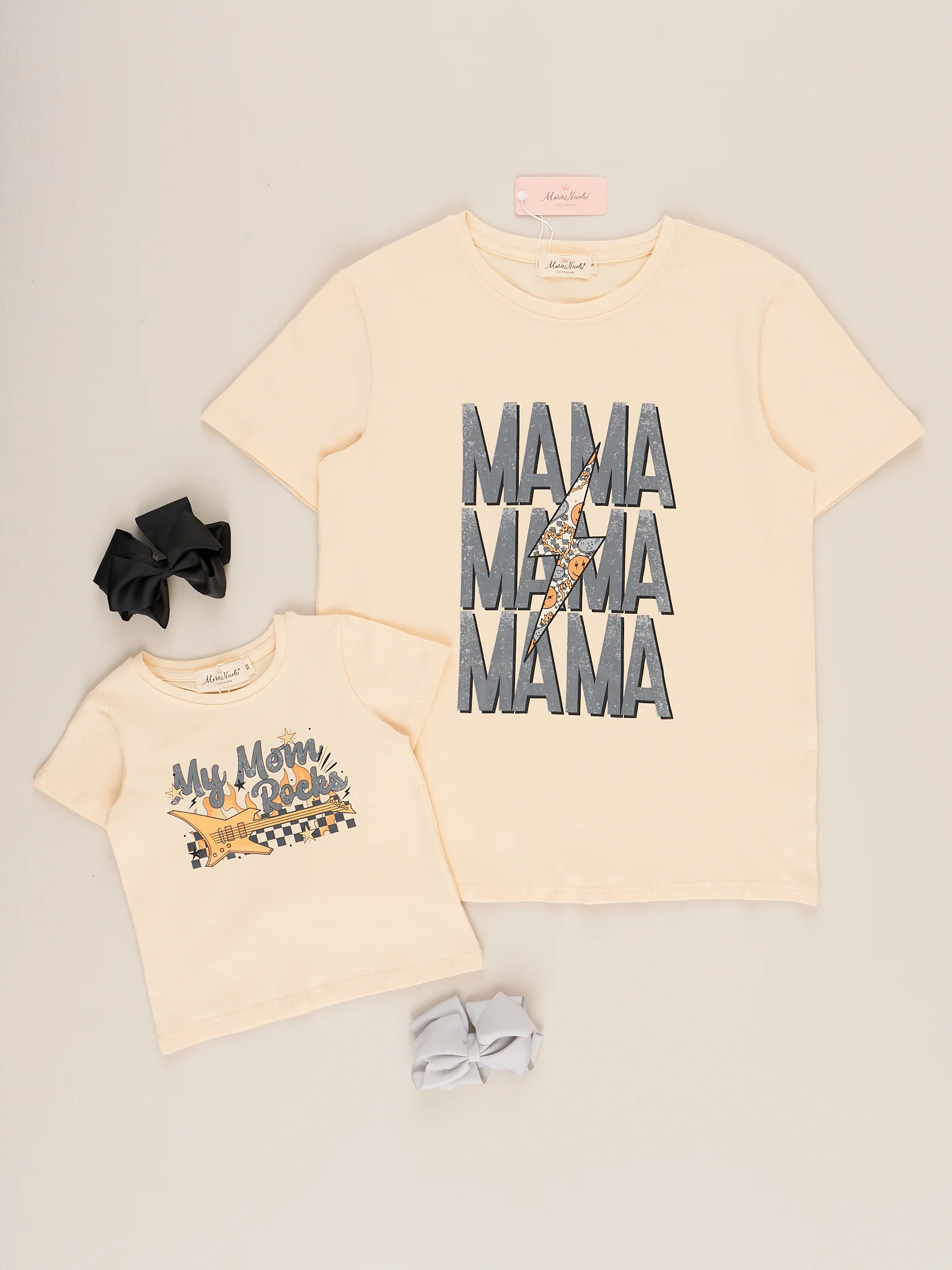 Mom & Me "Mom Rocks" Shirt