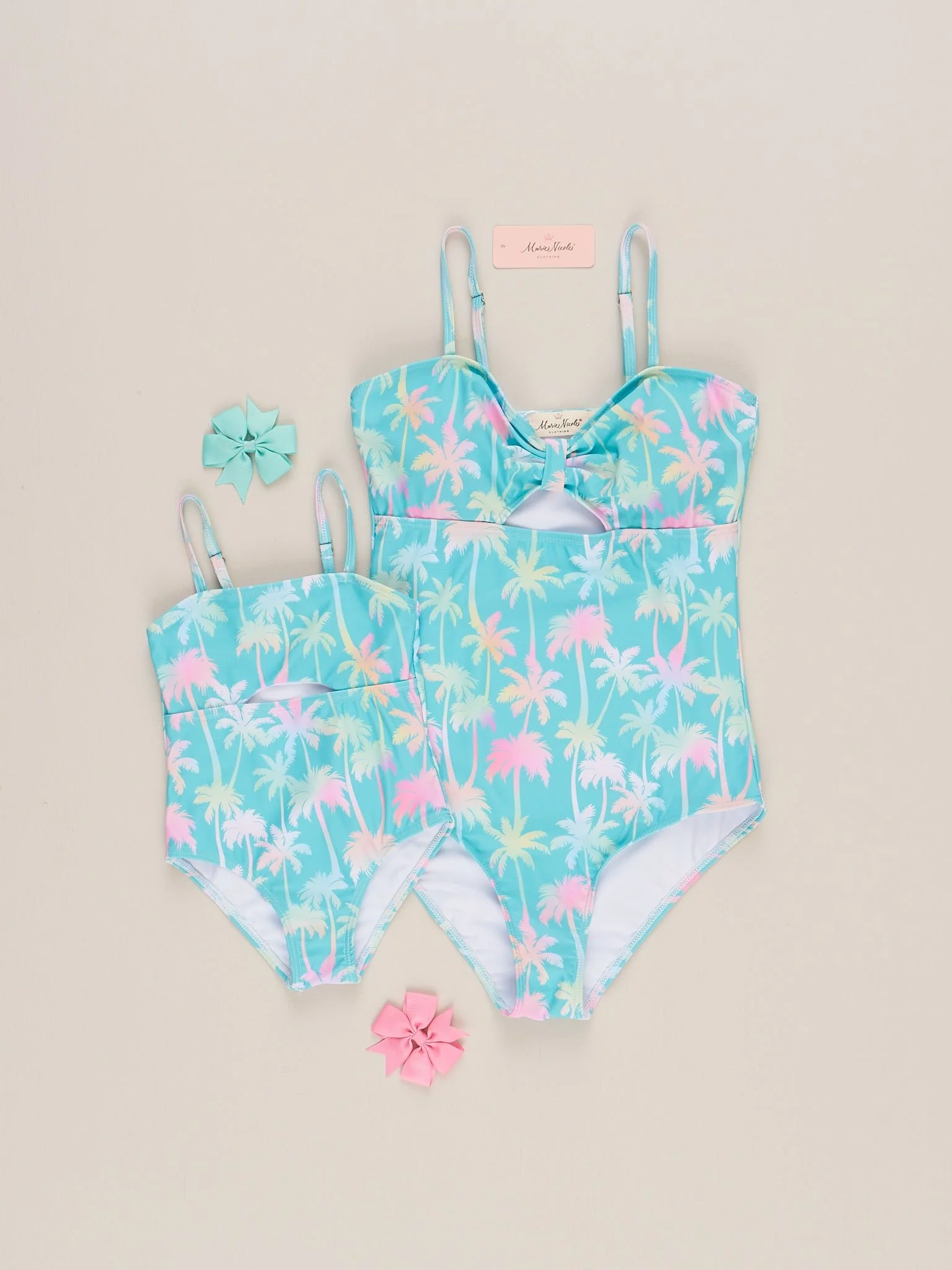 Mom & Me Palm Tree Paradise Swimsuit