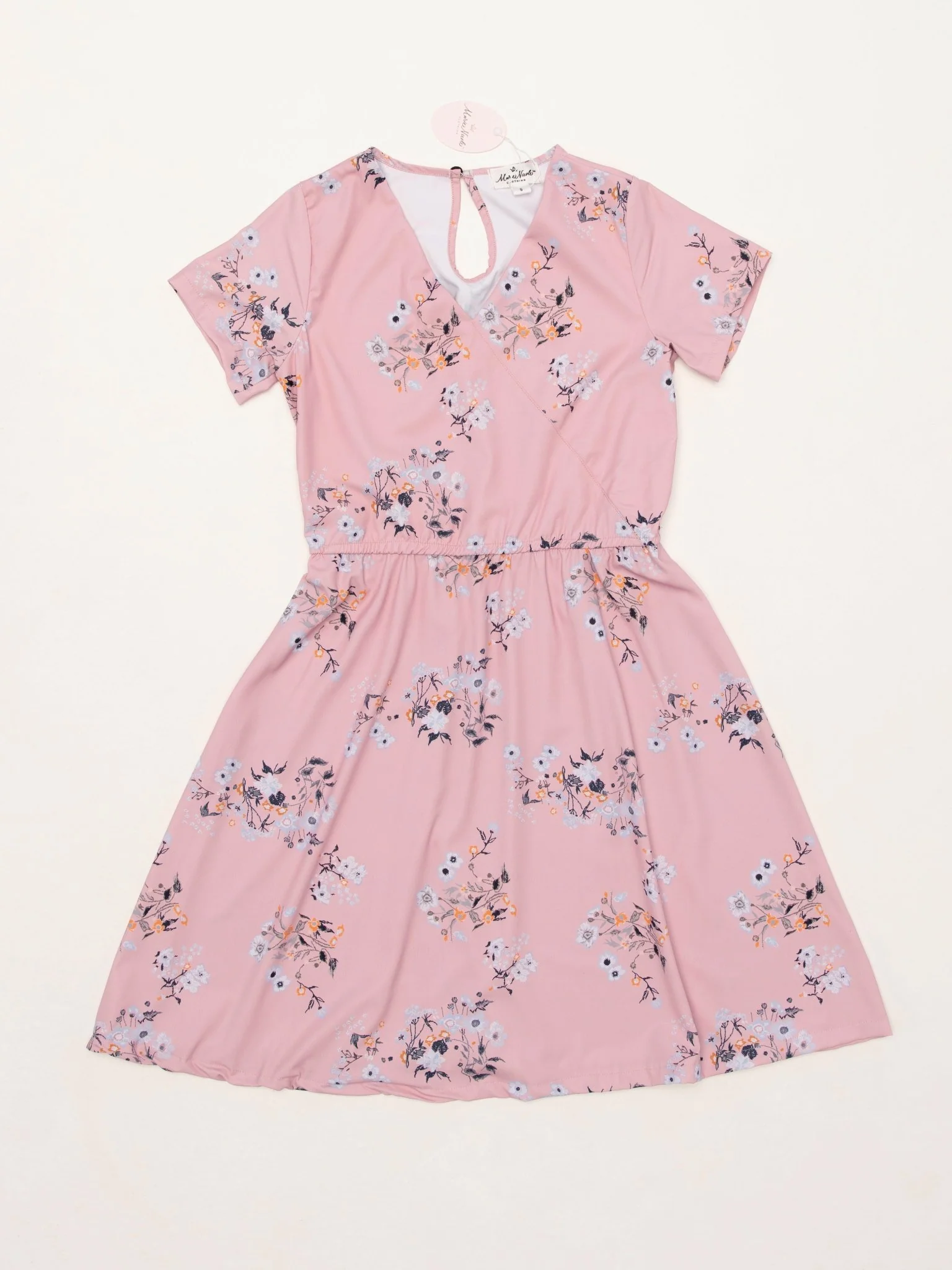 Mom & Me Pink Floral Dress & Romper - Image 6