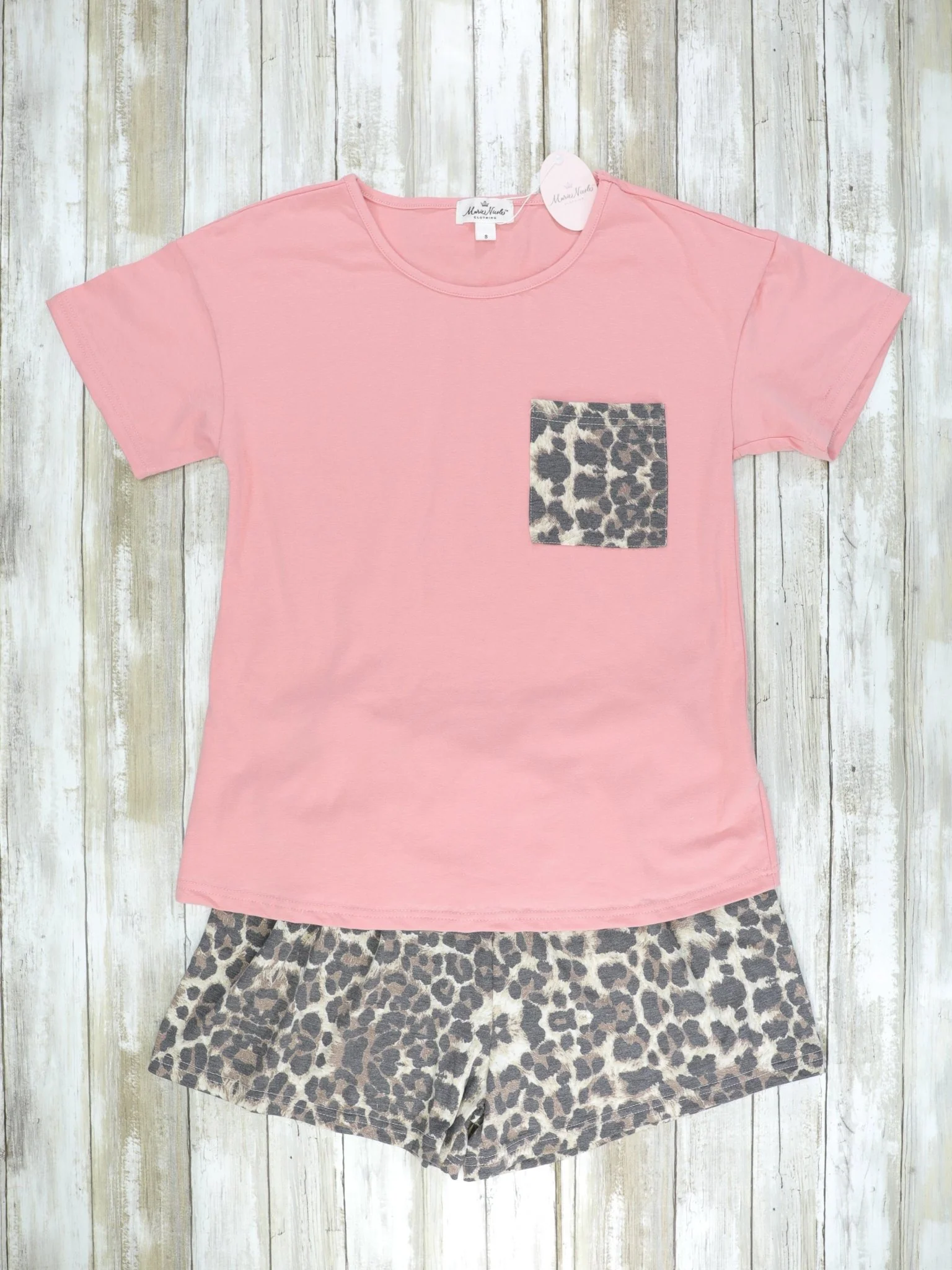Mom & Me Pink Leopard Loungewear Set - Image 3