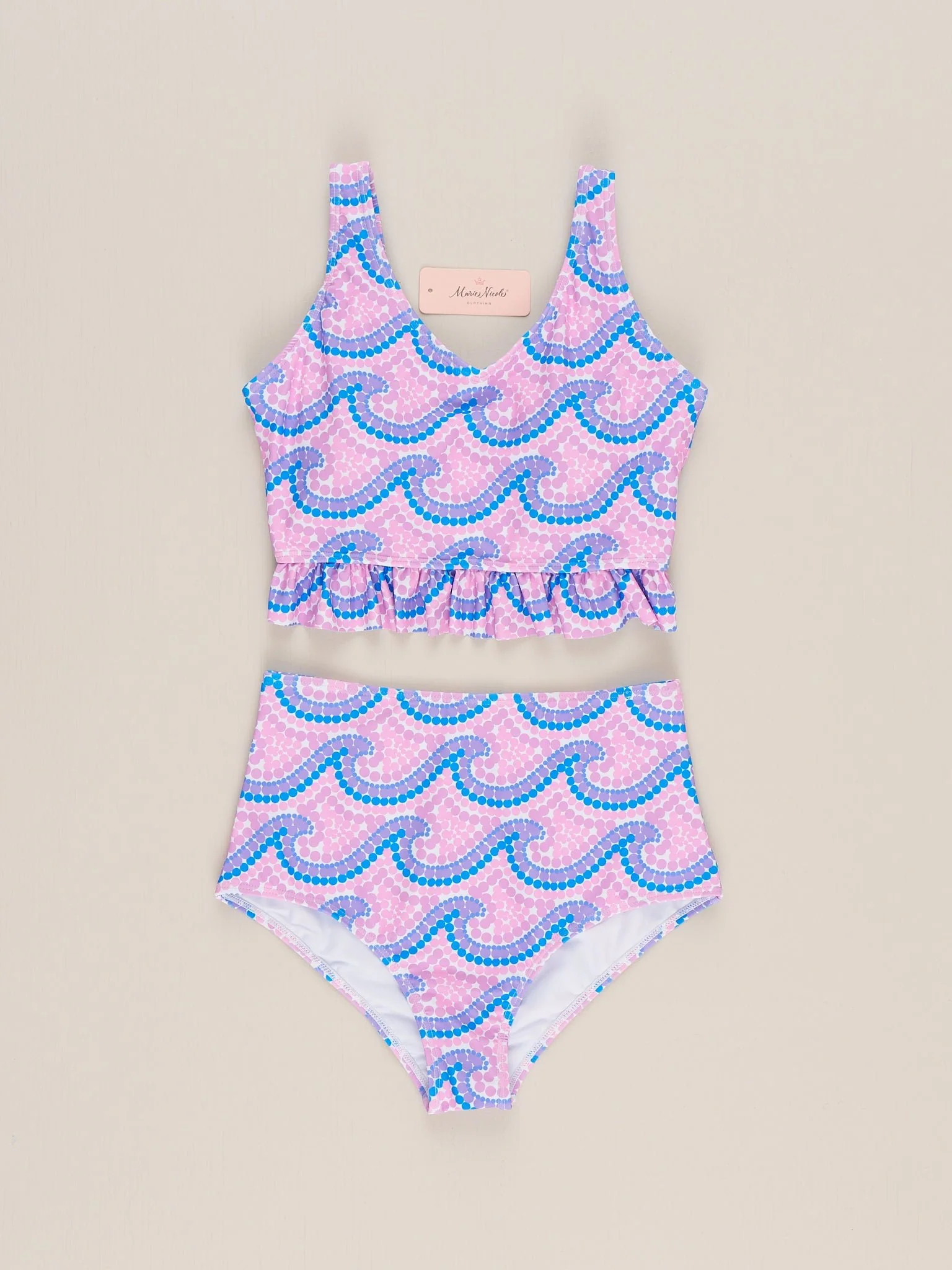Mom & Me Ruffle Wave Swimsuit - Image 3