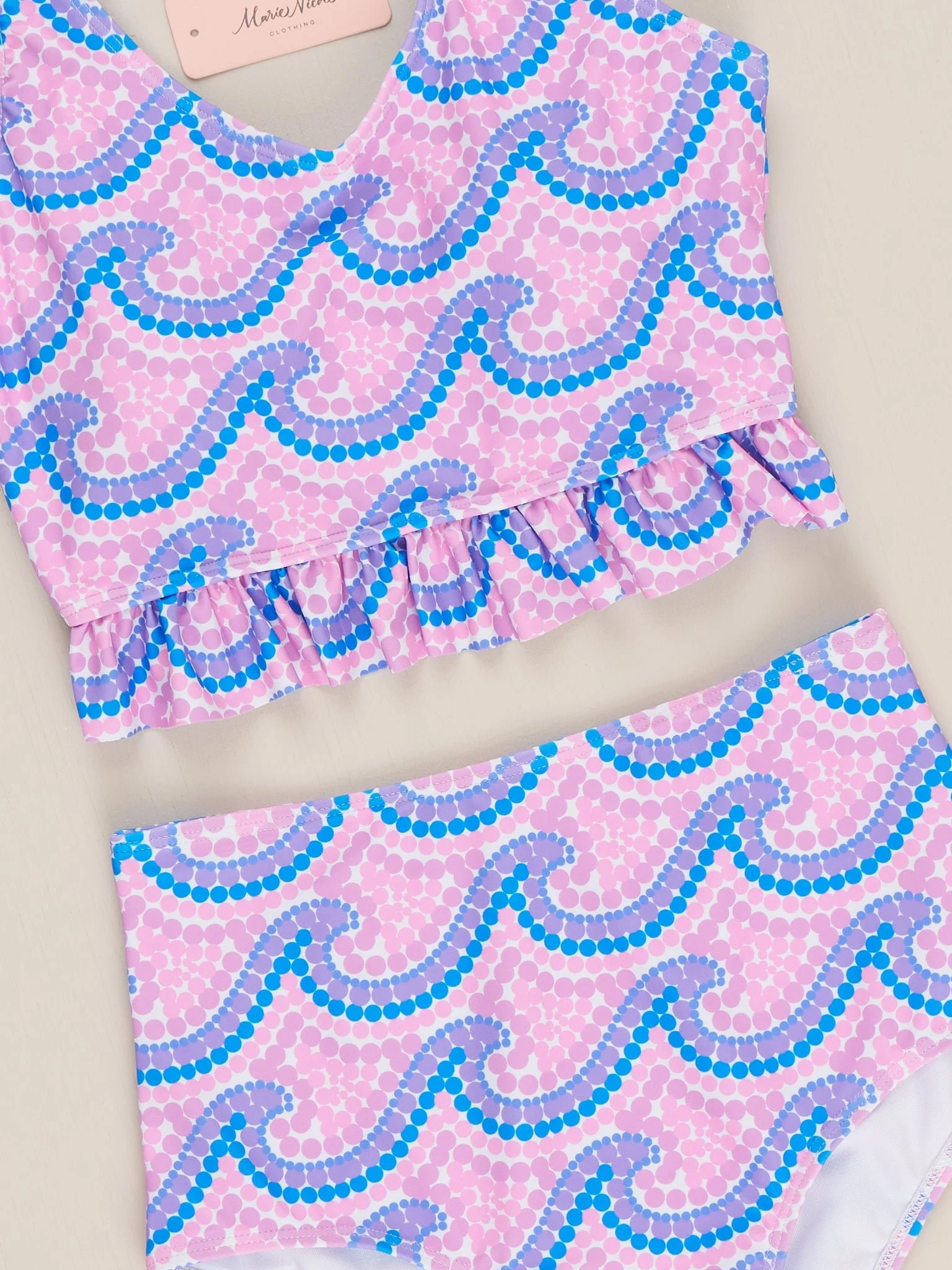 Mom & Me Ruffle Wave Swimsuit - Image 4