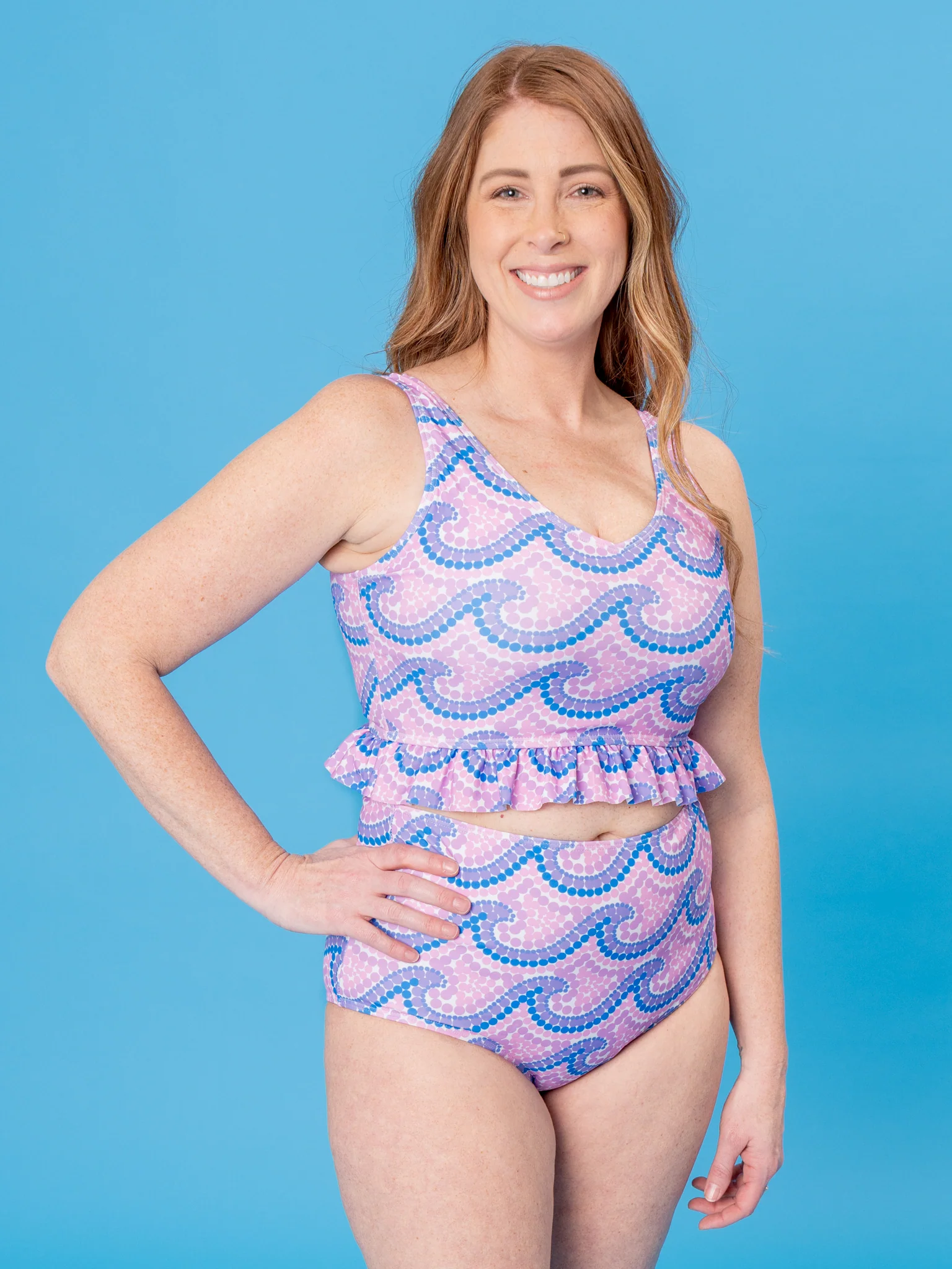Mom & Me Ruffle Wave Swimsuit - Image 5