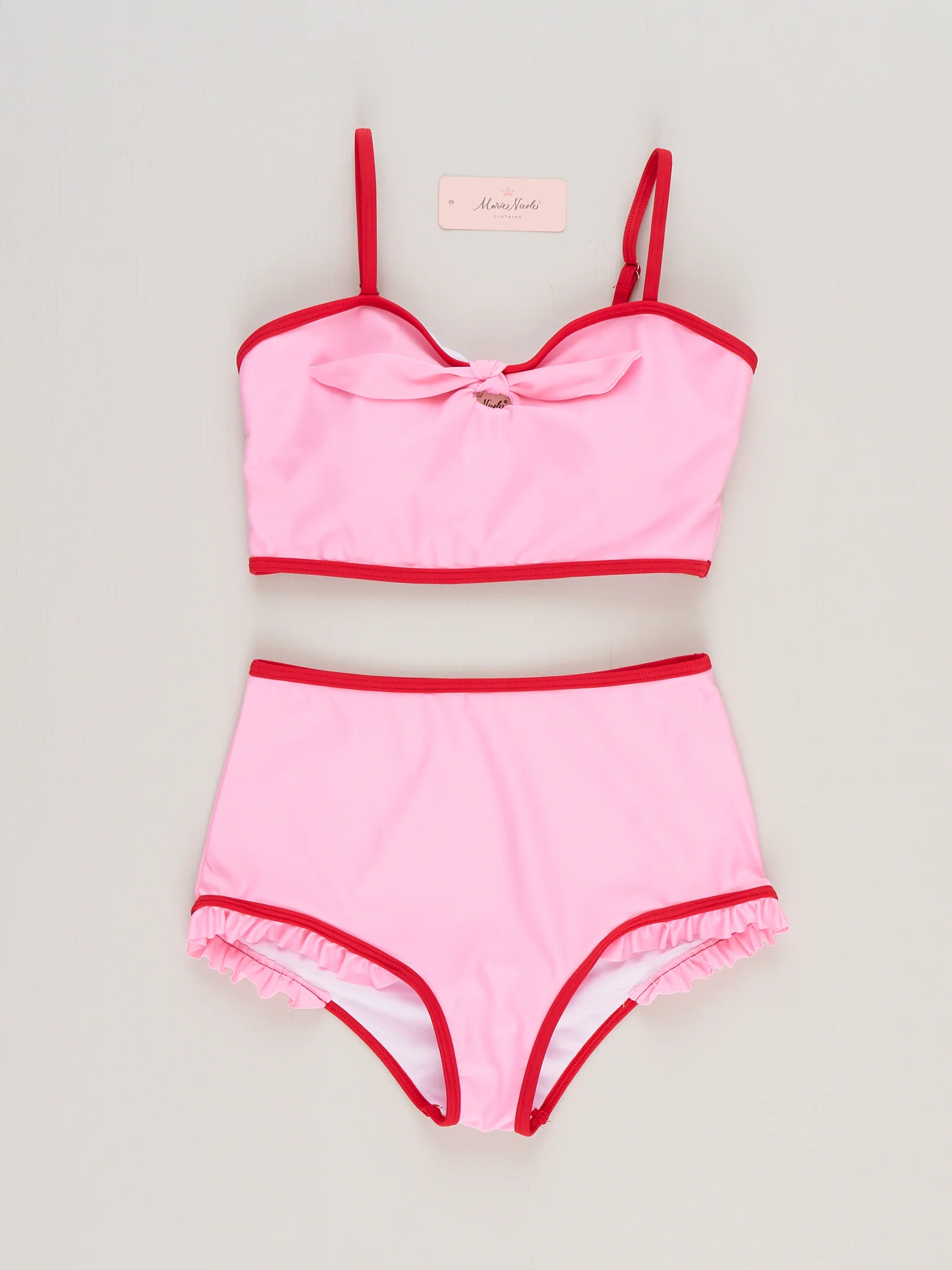 Mom & Me Seaside Bow Ruffle Swimsuit - Image 2