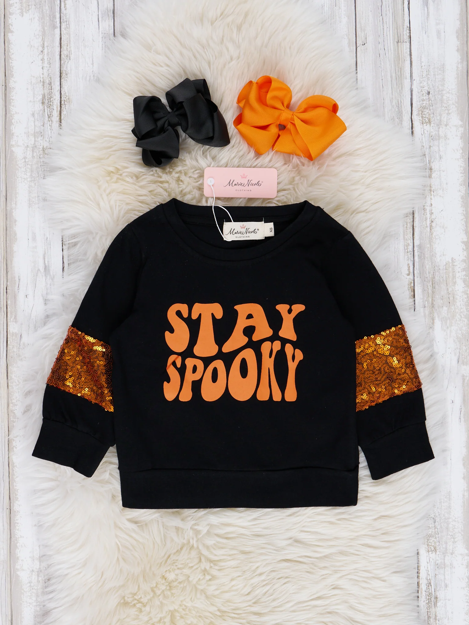 Mom & Me "Stay Spooky" Sequin Shirt - Image 2