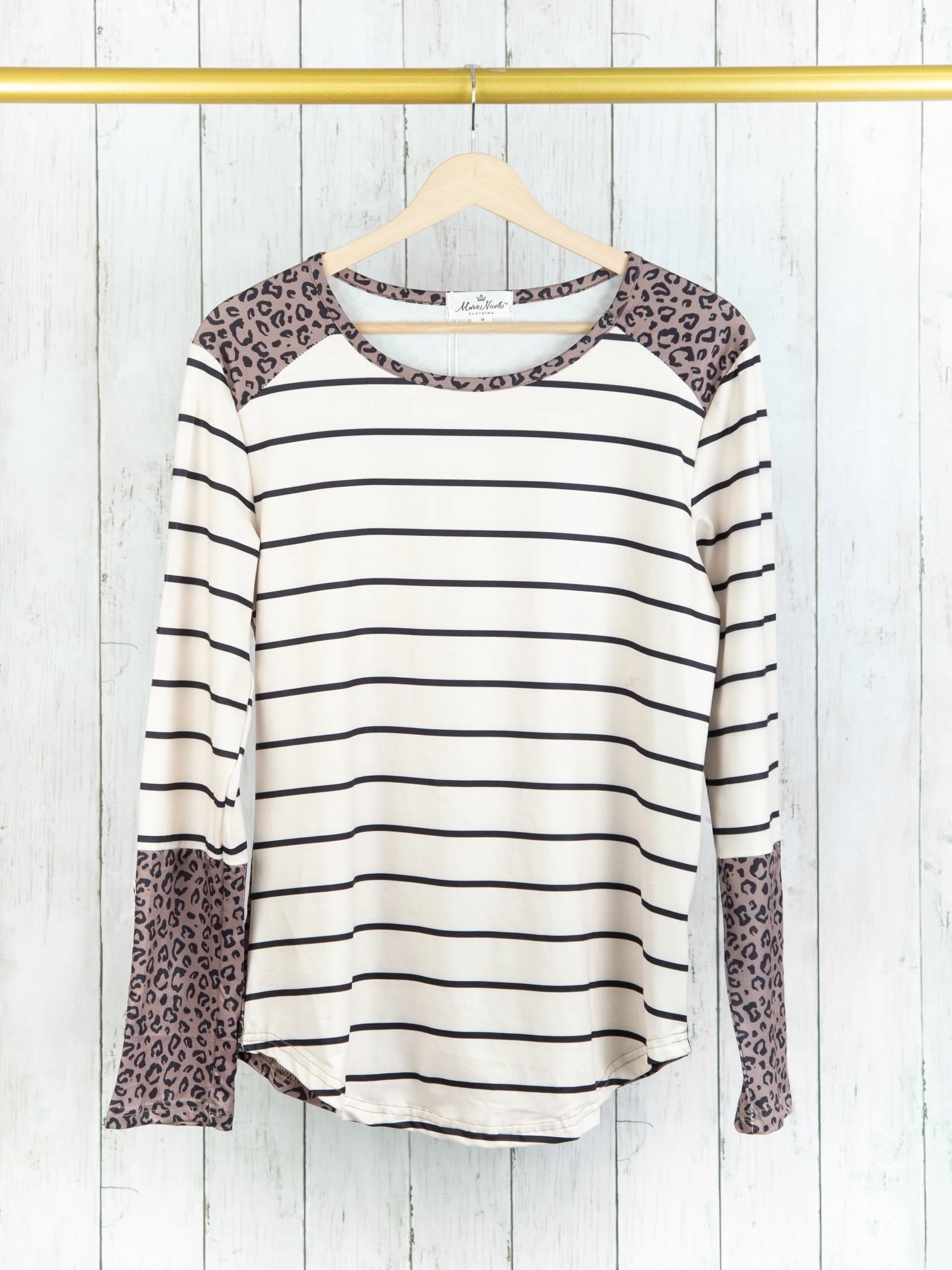 Mom & Me Striped Cheetah Shirt - Image 4