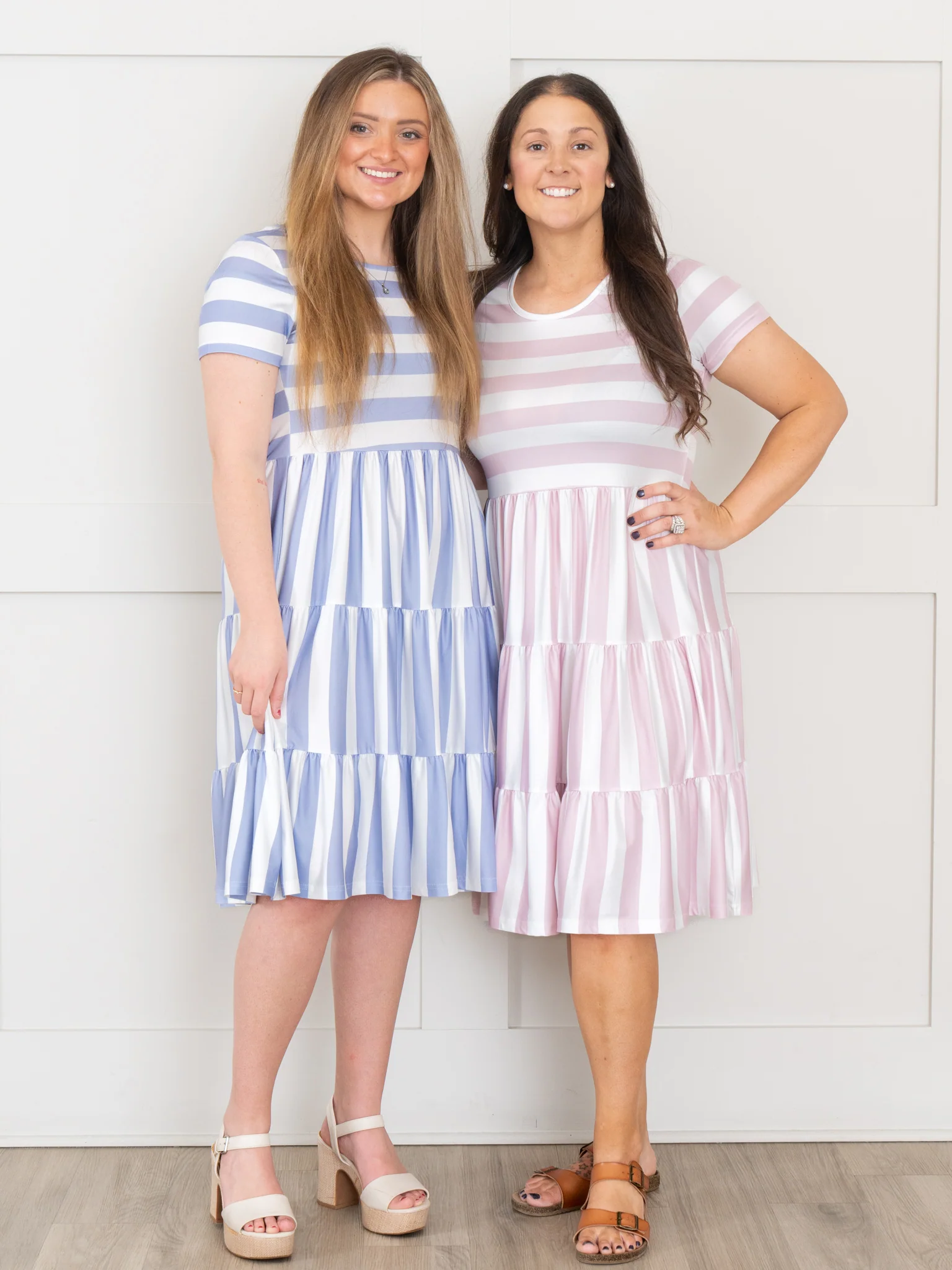 Mom & Me Striped Swing Dress - Periwinkle - Image 7