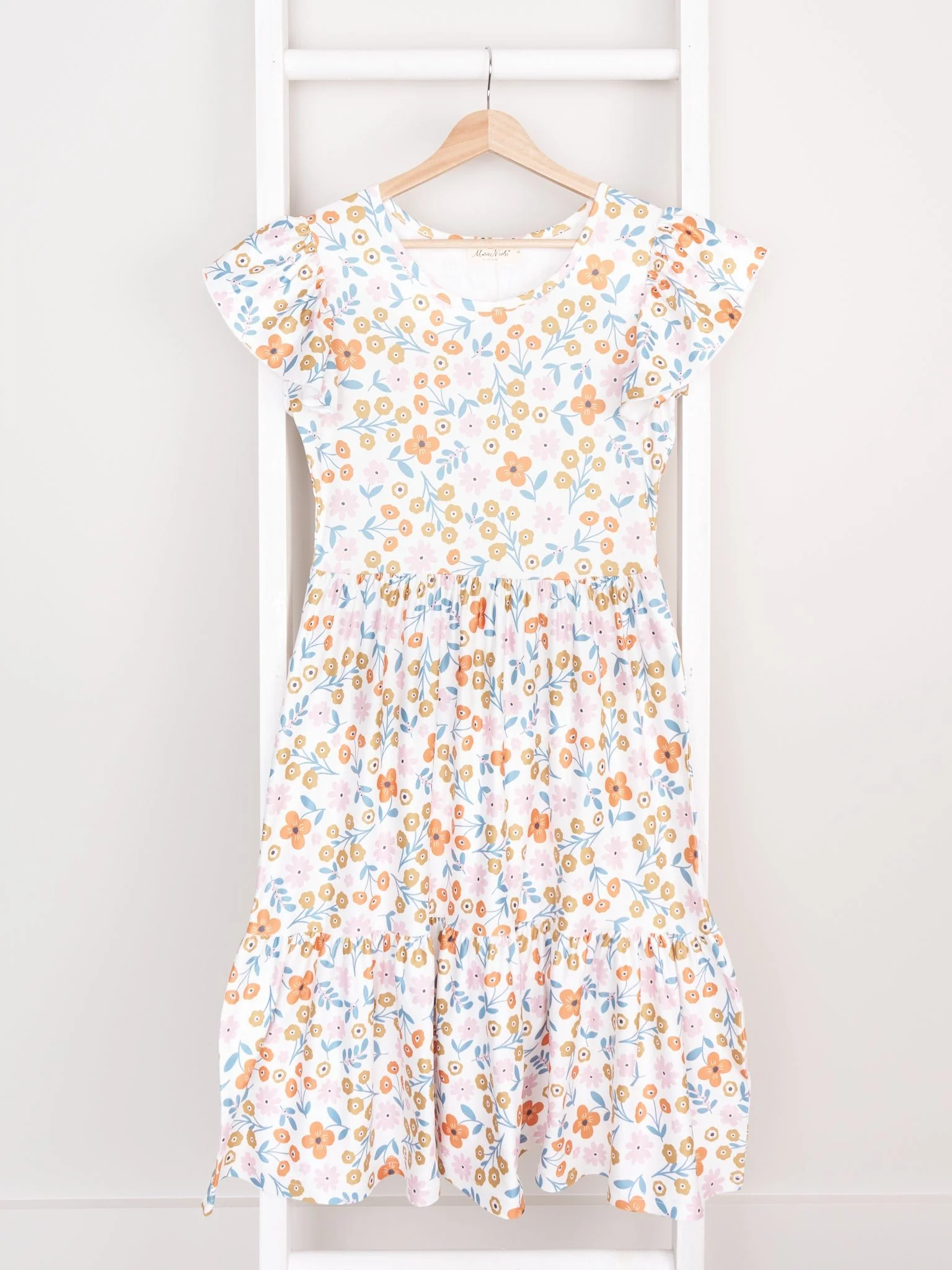 Mom & Me Stripes & Floral Ruffle Dress - Image 3