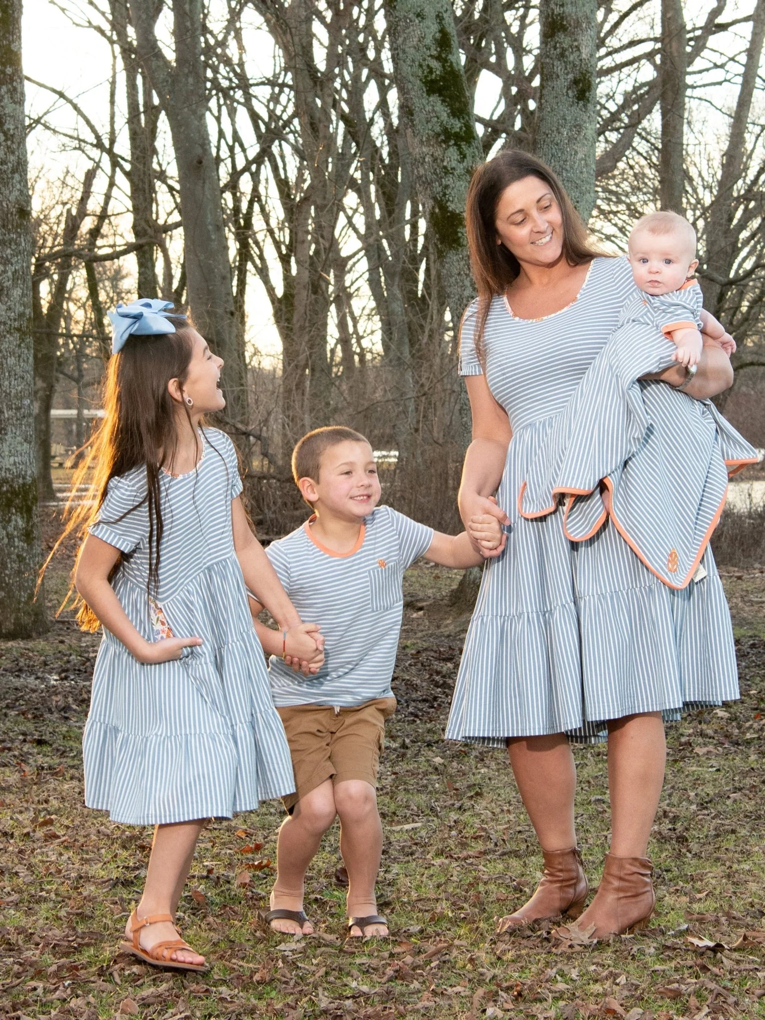 Mom & Me Tennessee Garden Striped Dress - Image 2