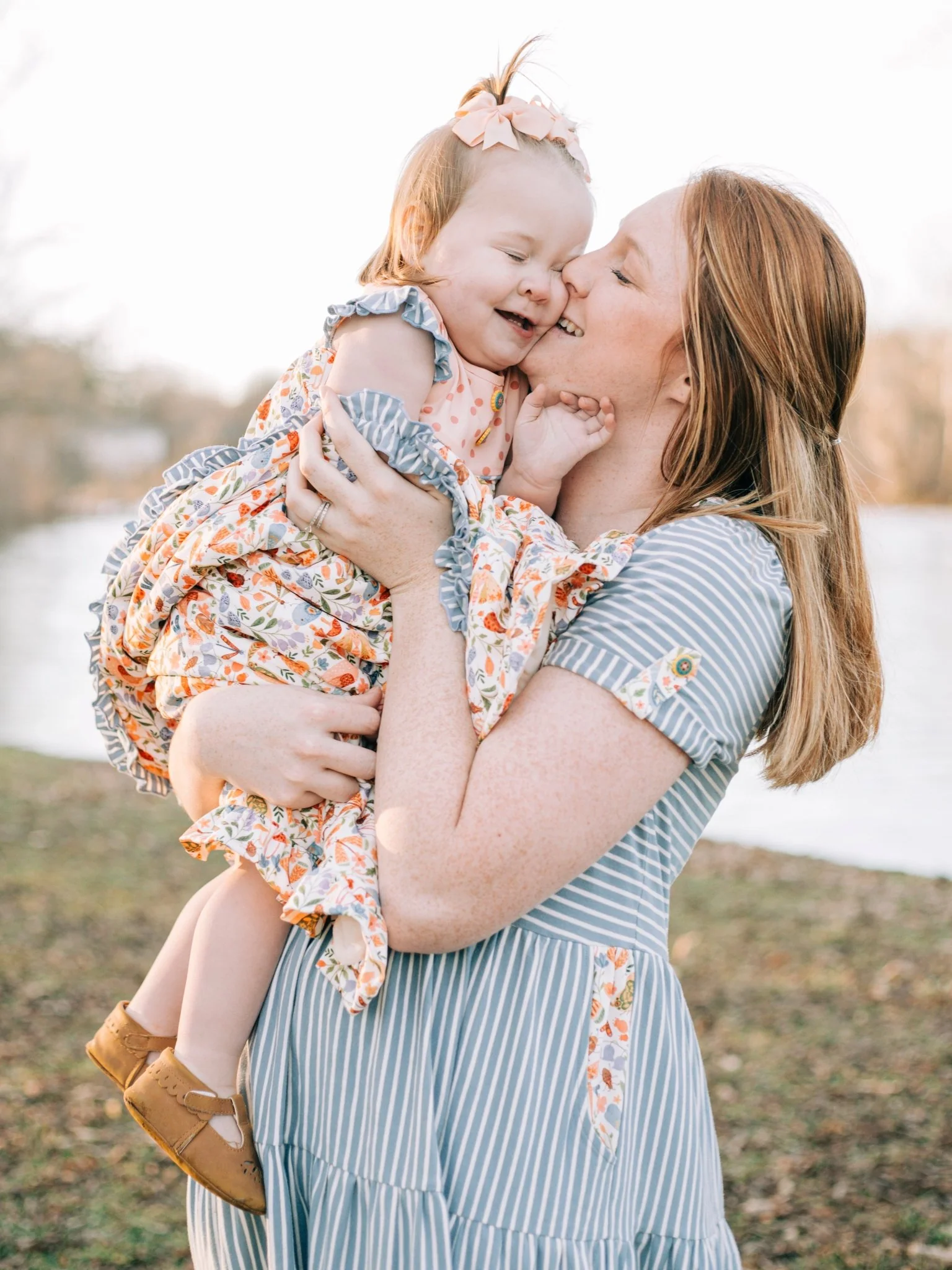 Mom & Me Tennessee Garden Striped Dress - Image 3