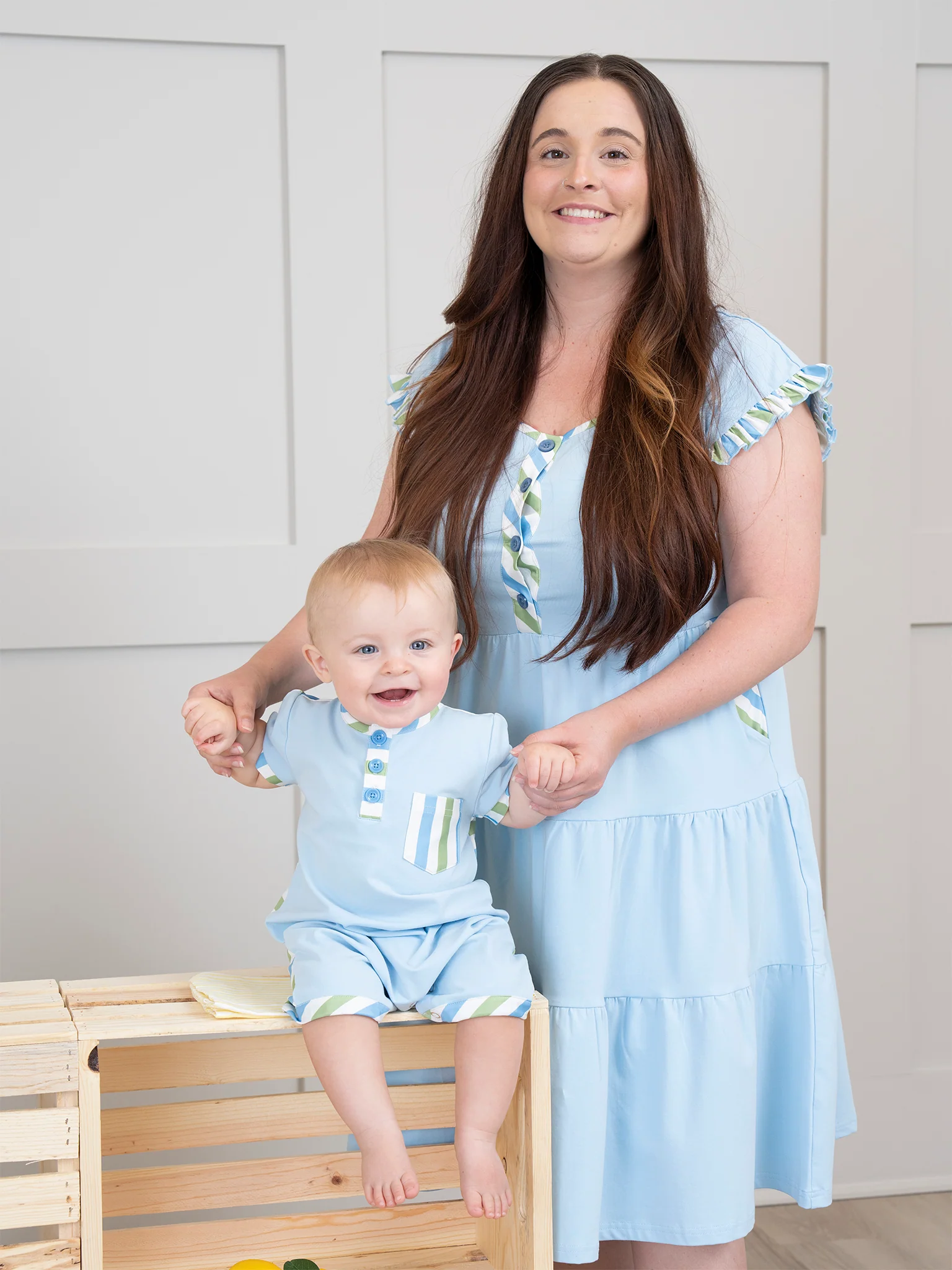 Mom & Me Tropical Twist Tiered Dress - Image 4