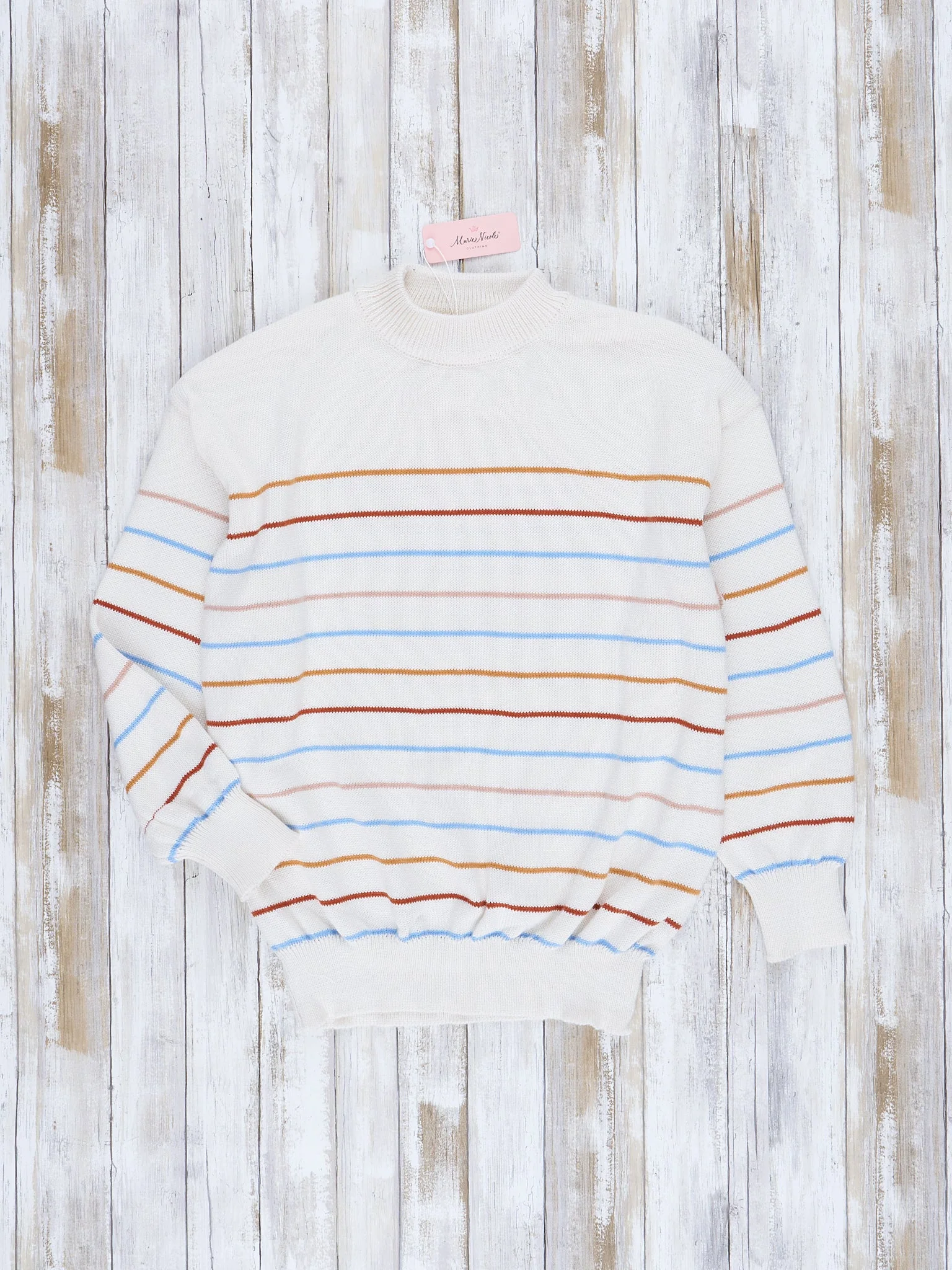 Mom & Me Warm Stripes Mock Neck Sweater - Image 5