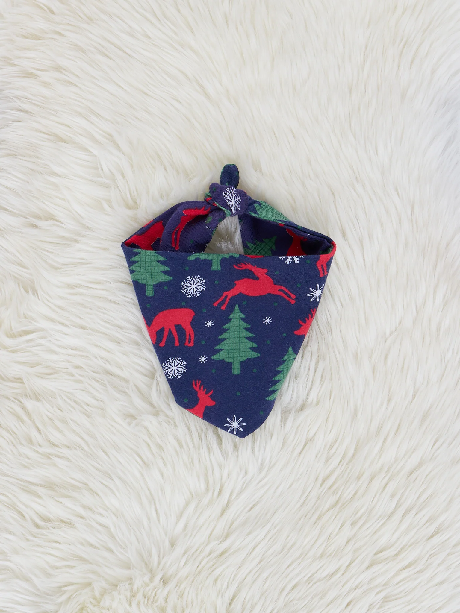 Navy Holiday Forest Christmas Family Pajamas - Image 13