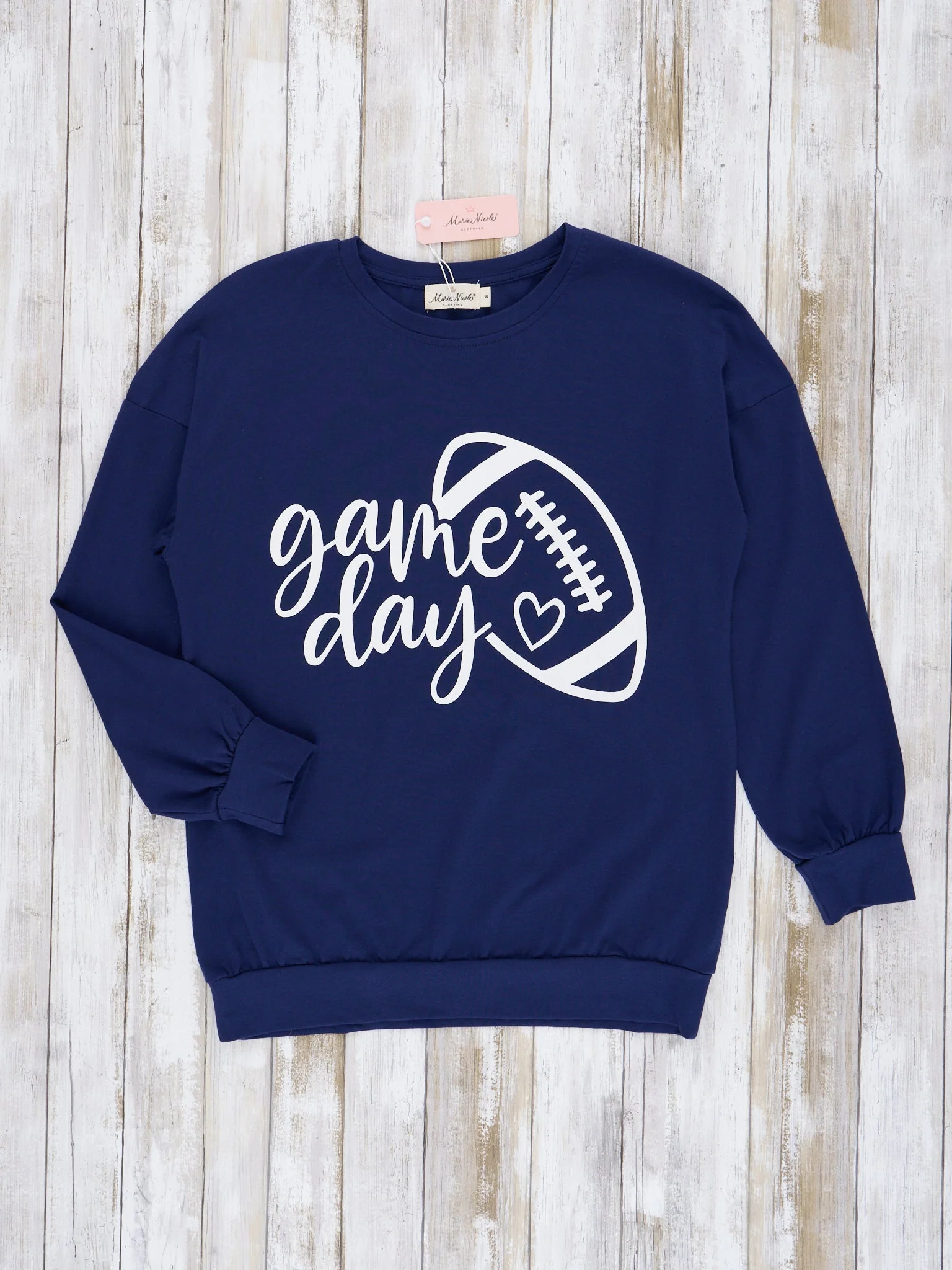 Navy Mom & Me Game Day Crew Neck - Image 5