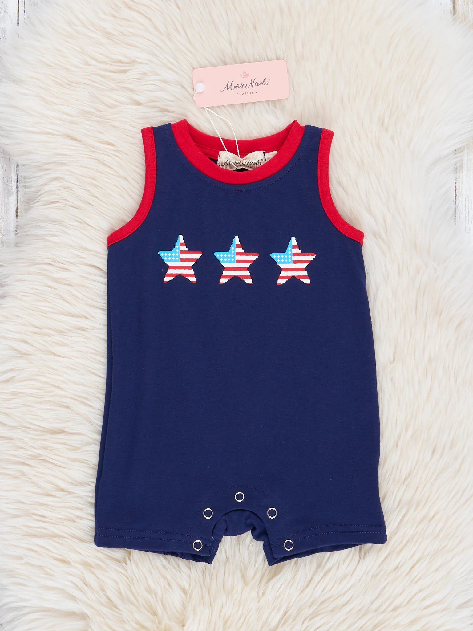 Navy Patriotic Stars Johnny
