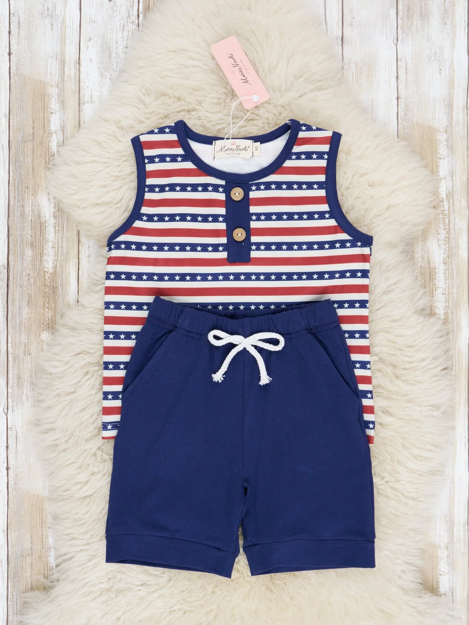 Navy Stars & Stripes Outfit - Image 2
