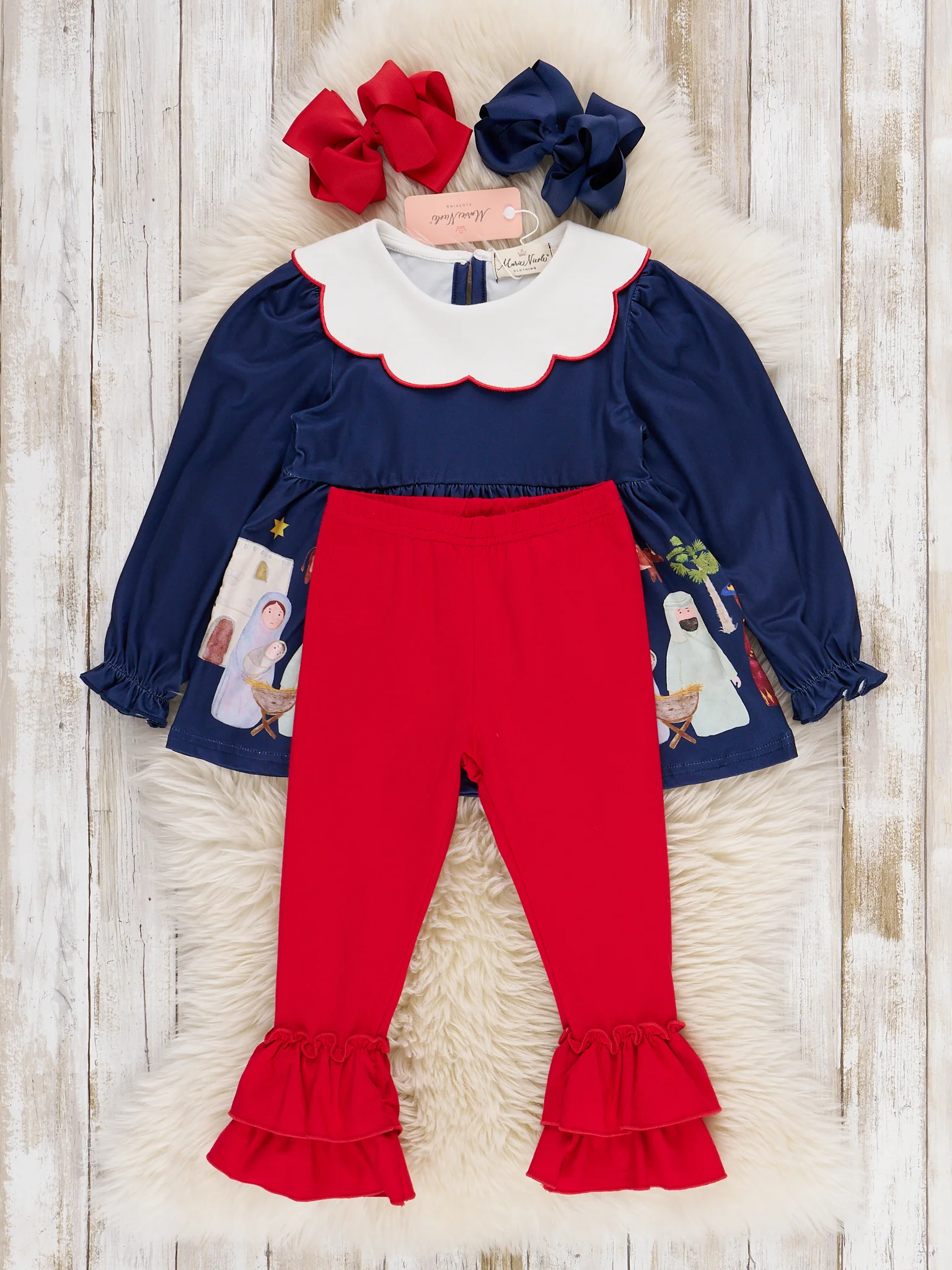 Night of Nativity Ruffle Outfit - Image 2
