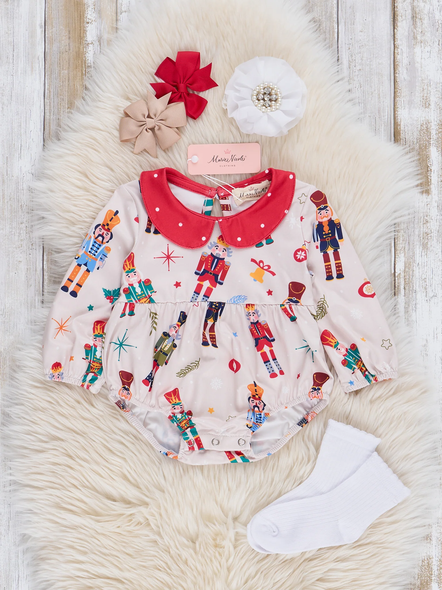 Nutcracker Dreams Bubble Romper