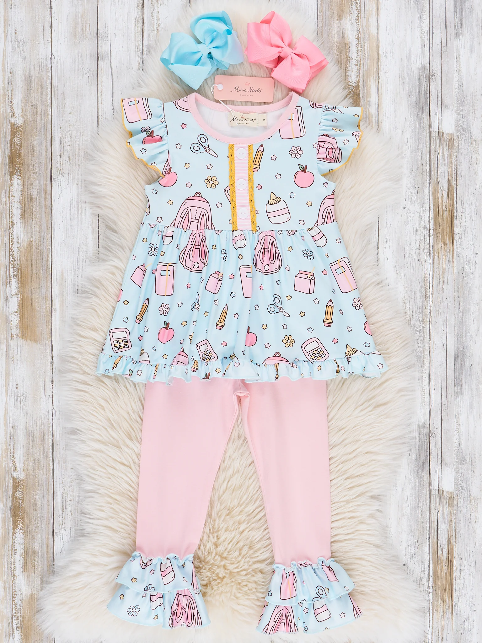 Off to Class Ruffle Outfit - Image 2