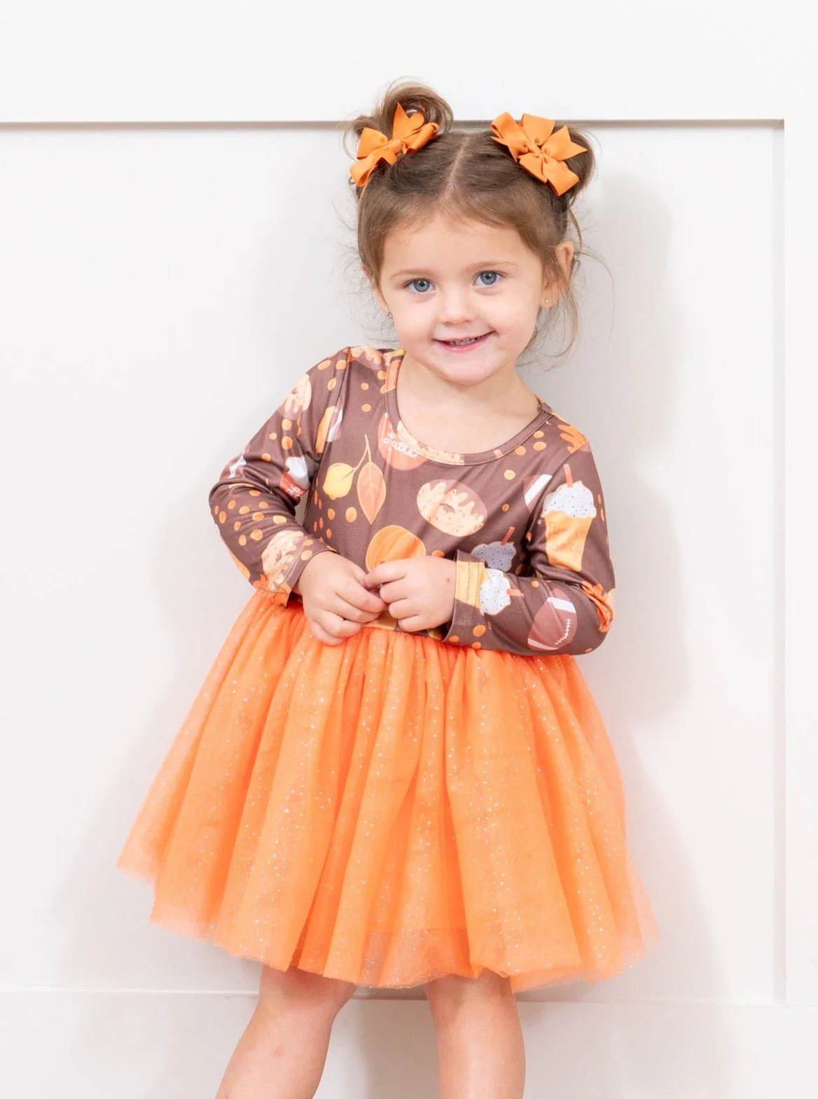 Orange Autumn Treats Tulle Dress - Image 2