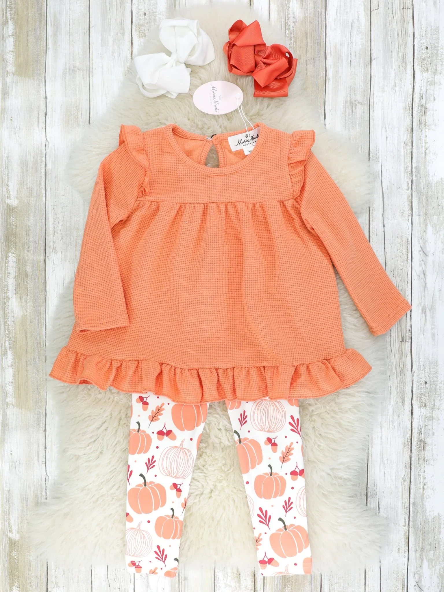 Orange & Cream Pumpkin Outfit