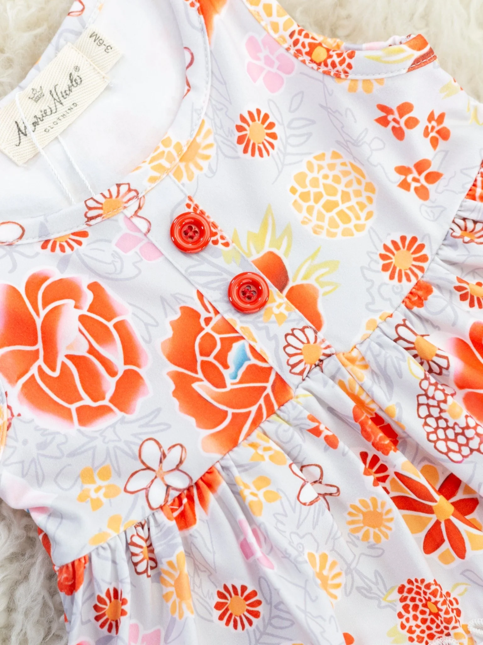 Orange Marigold Tunic & Bloomers Outfit - Image 3