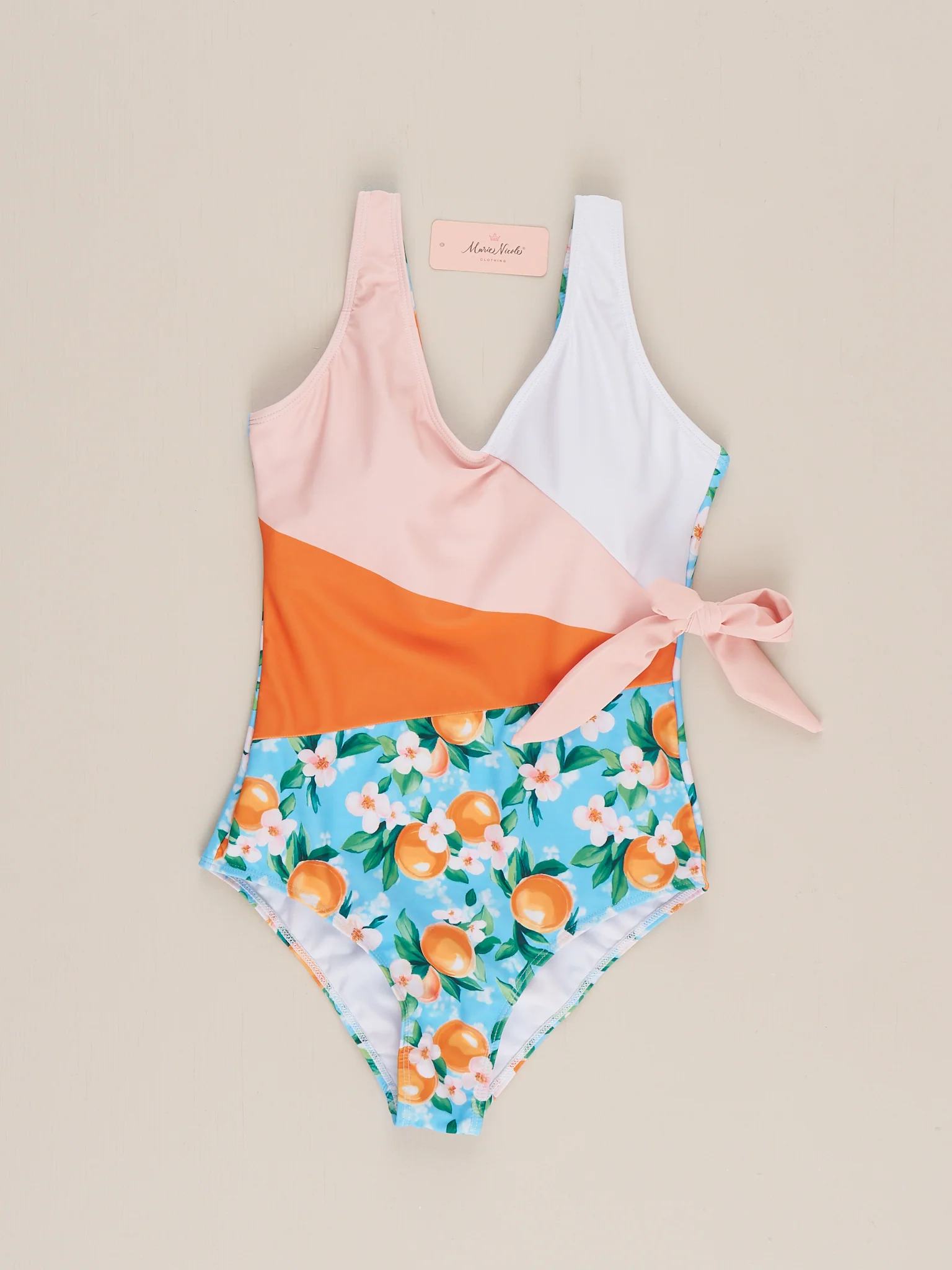 Orchard Breeze Floral Ruffle Swimsuit - Mom - Image 3