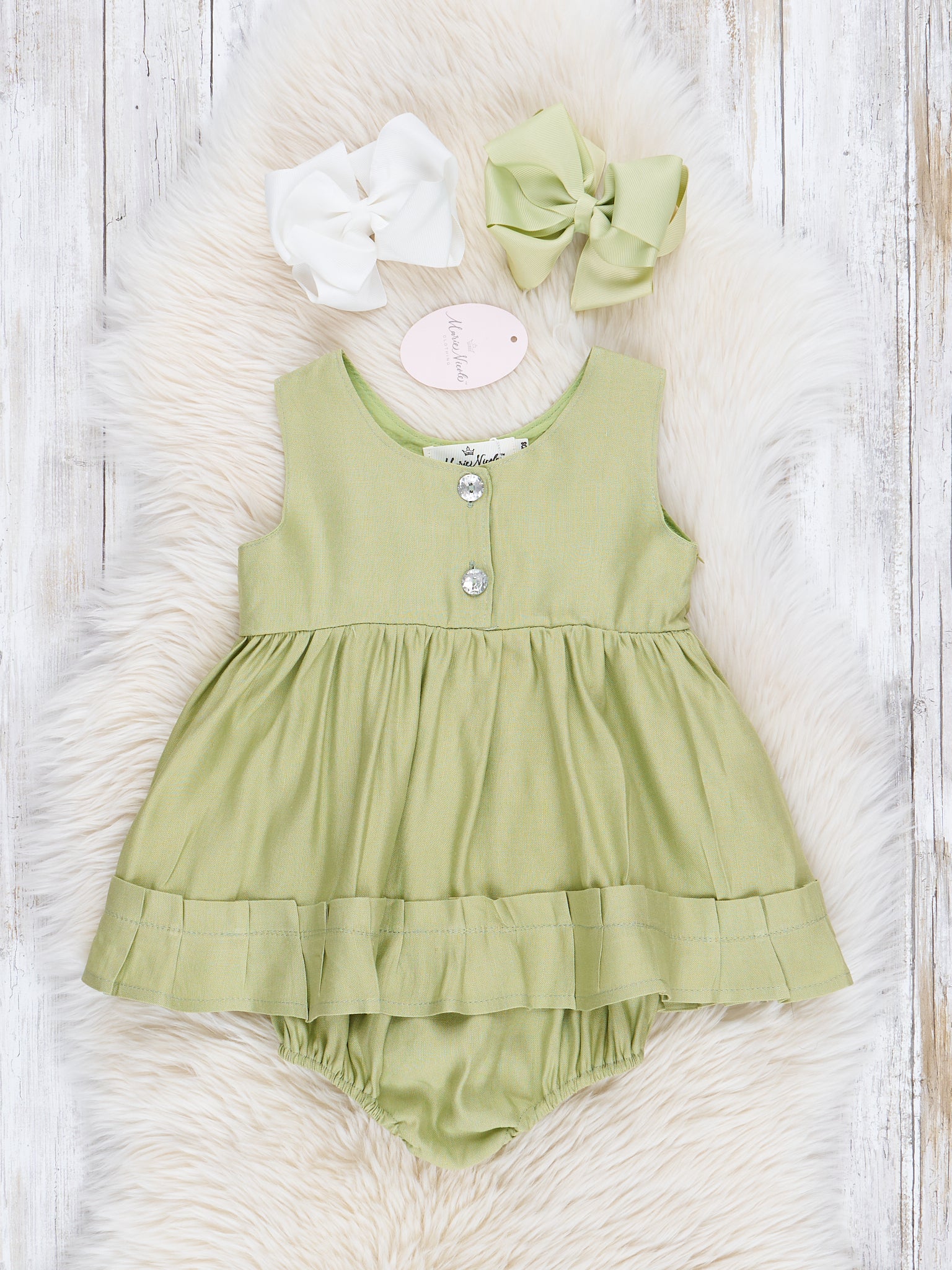 Pistachio Ruffle Outfit