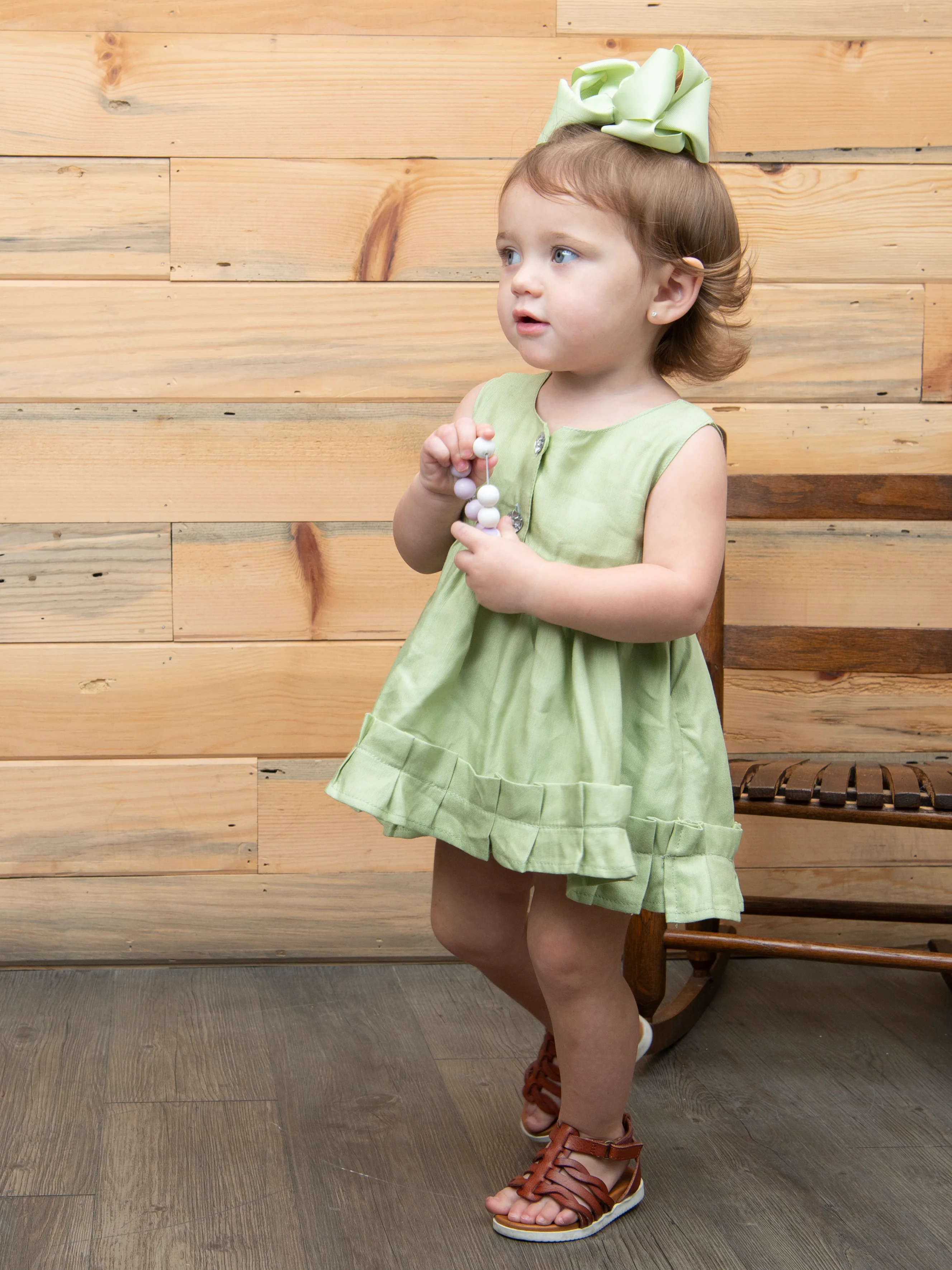 Pistachio Ruffle Outfit - Image 4