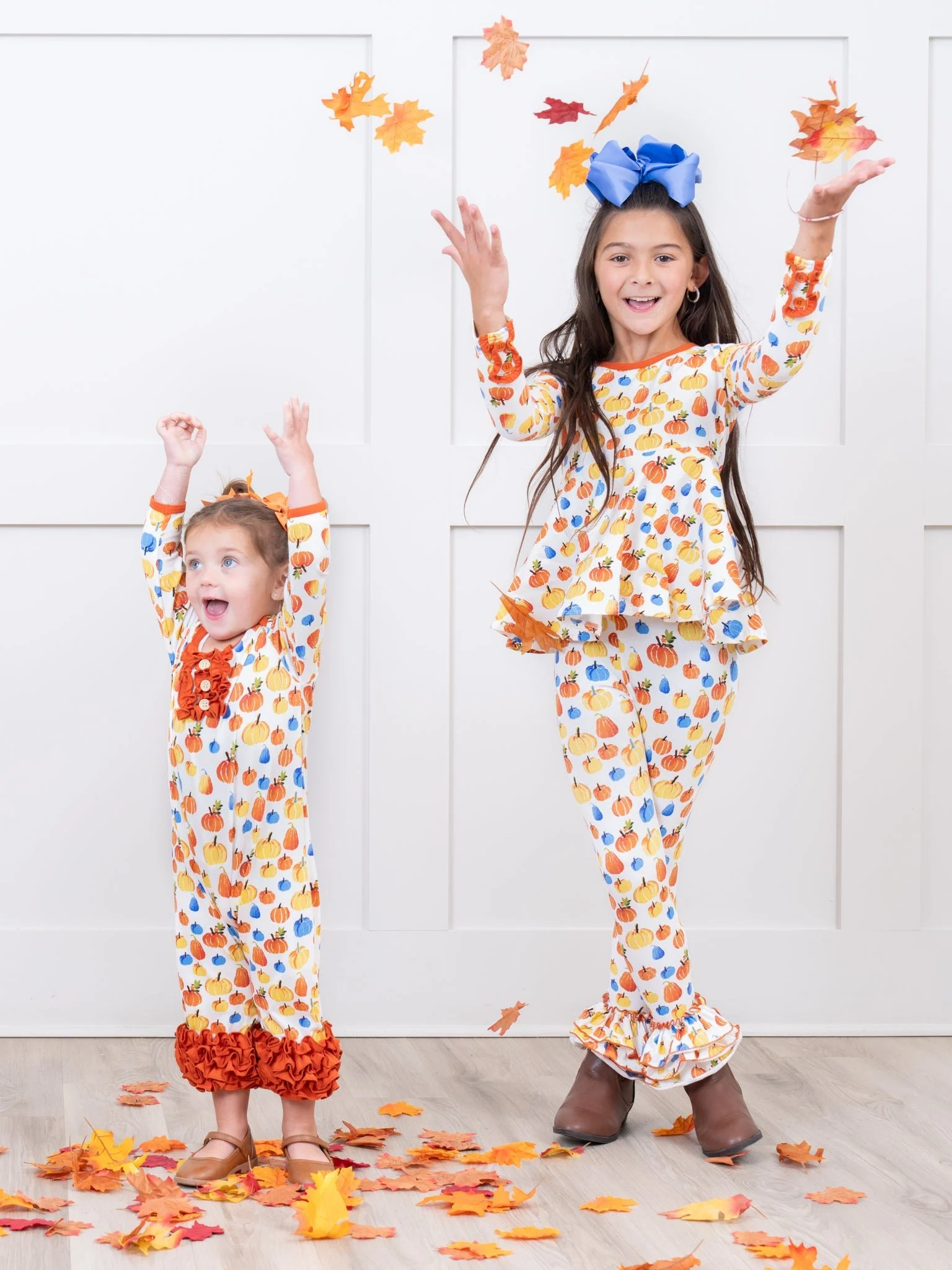 Party Pumpkins Icing Ruffle Romper - Image 3