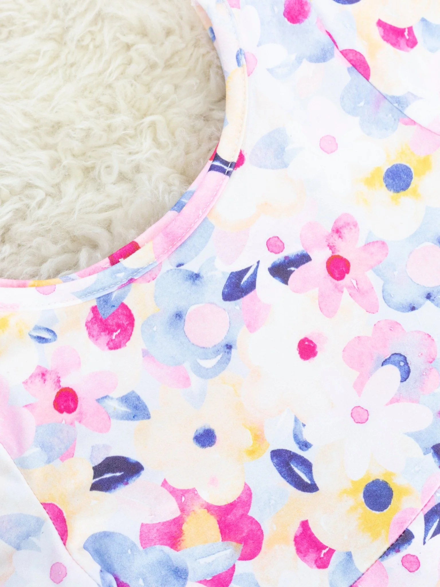 Pastel Floral Swing Dress - Image 2