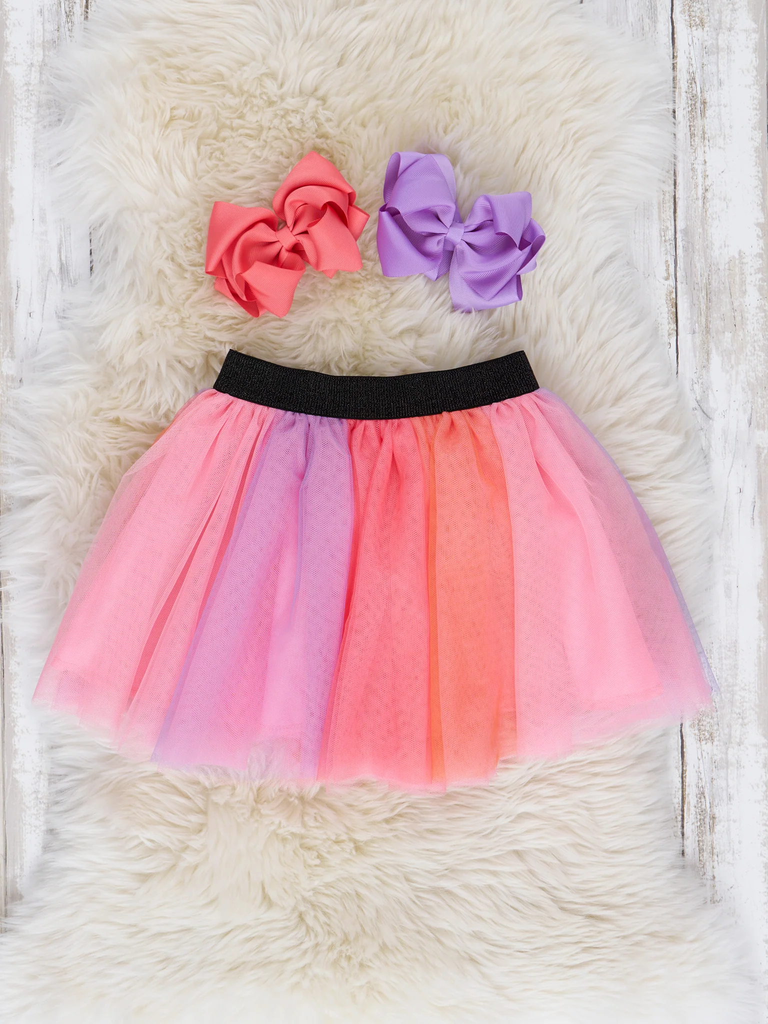 Pastel Rainbow "Hocus Pocus" Tulle Outfit - Image 4