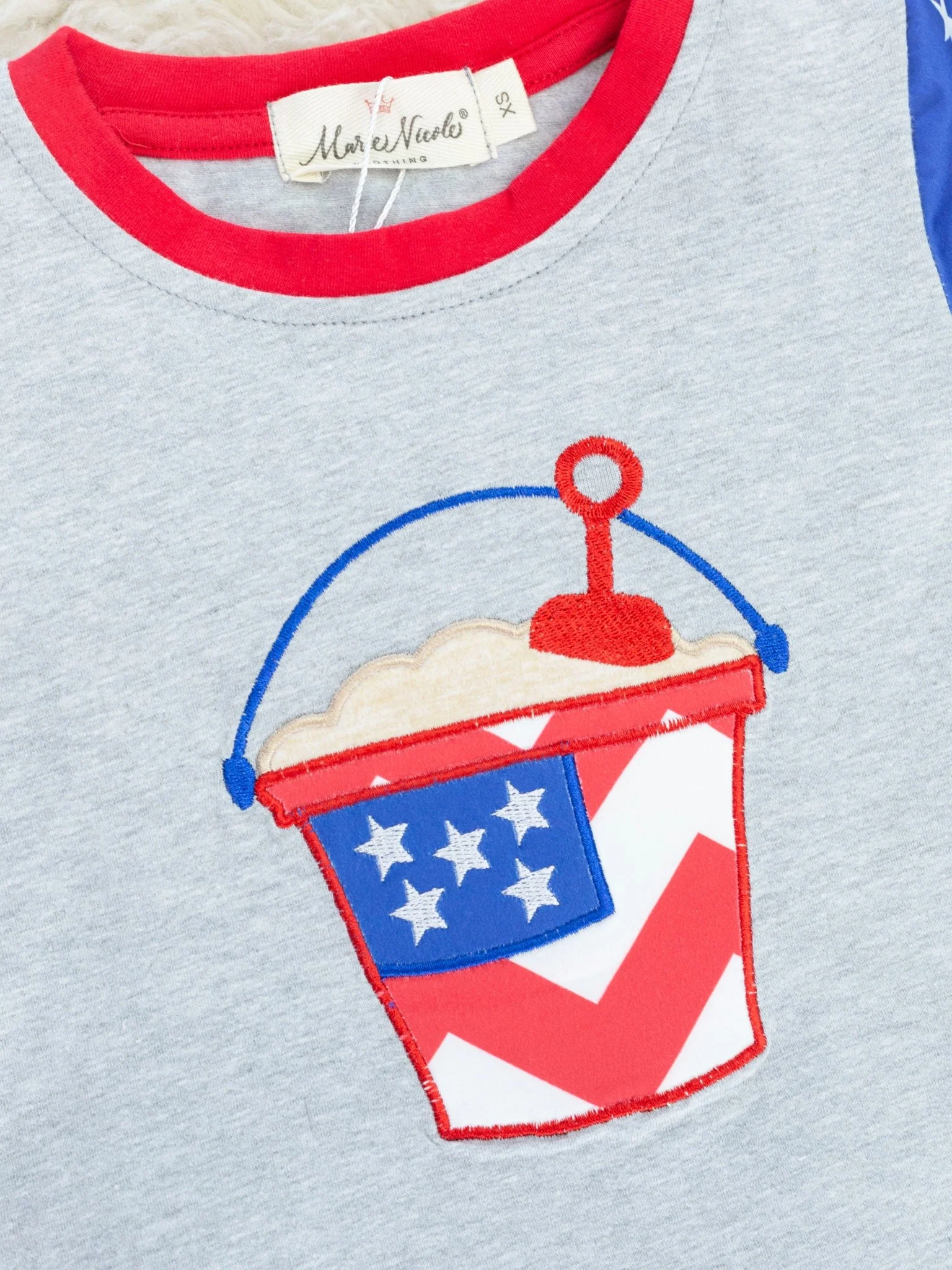Patriotic Beach Bucket Shirt - Image 2