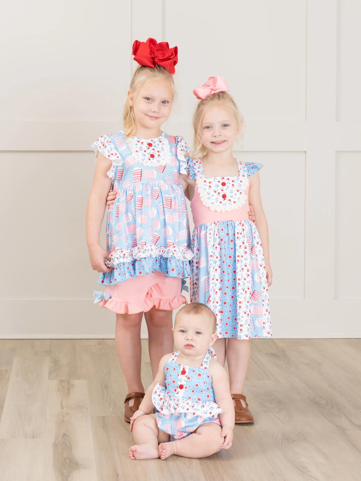 Patriotic Cake Ruffle Outfit - Image 5