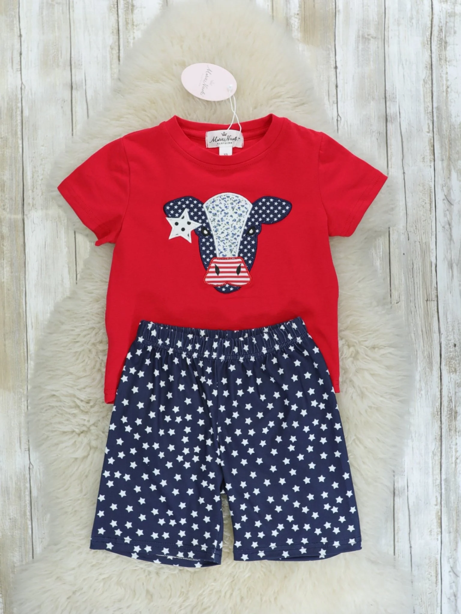 Patriotic Cow Outfit - Image 2