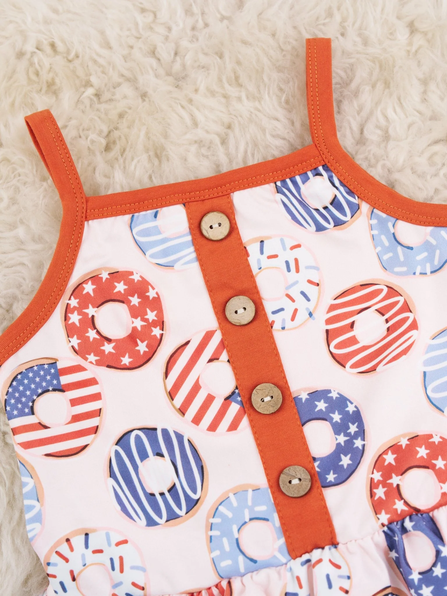 Patriotic Donut Ruffle Outfit - Image 5