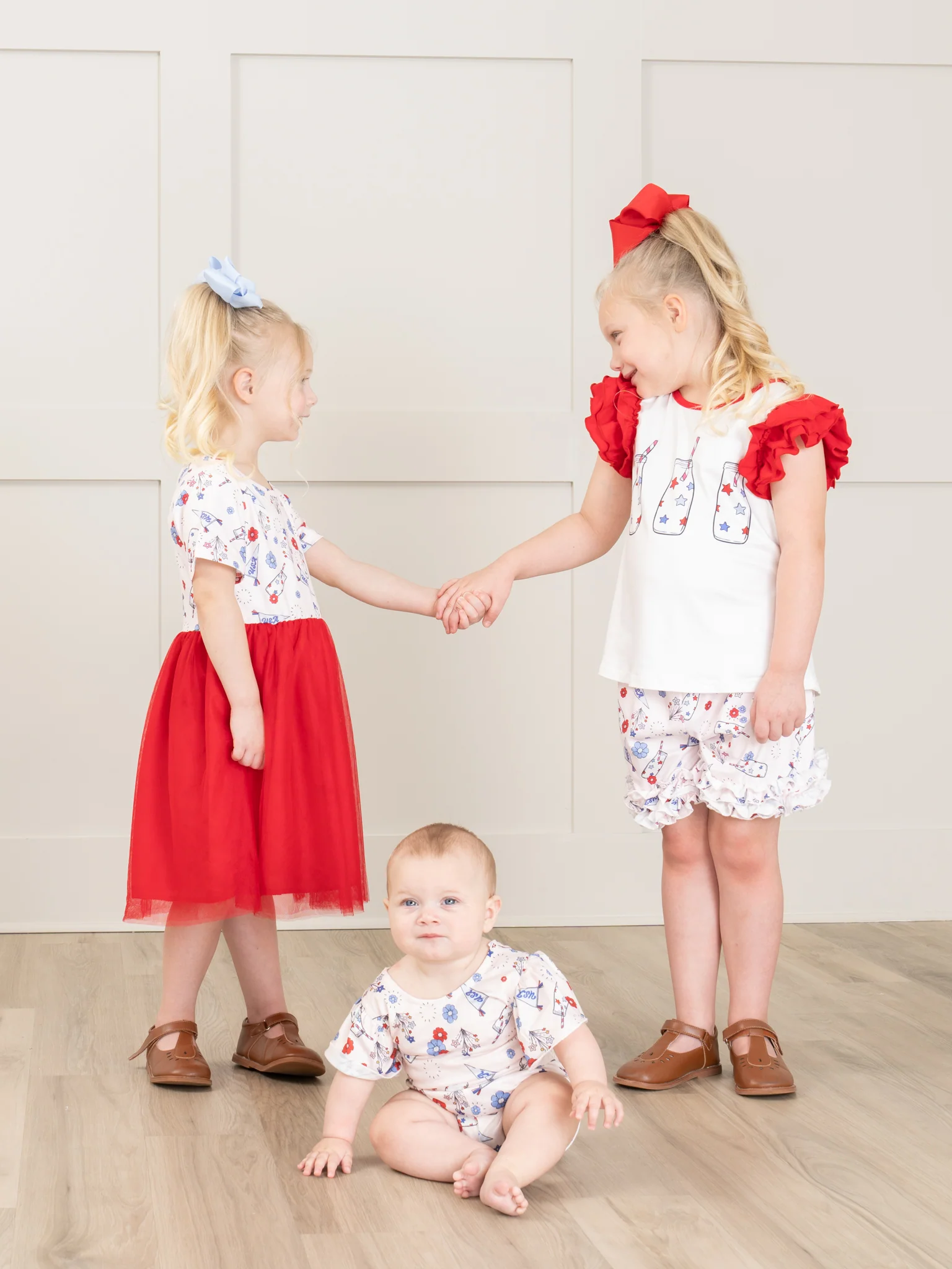 Patriotic Floral Icing Ruffle Outfit - Image 5