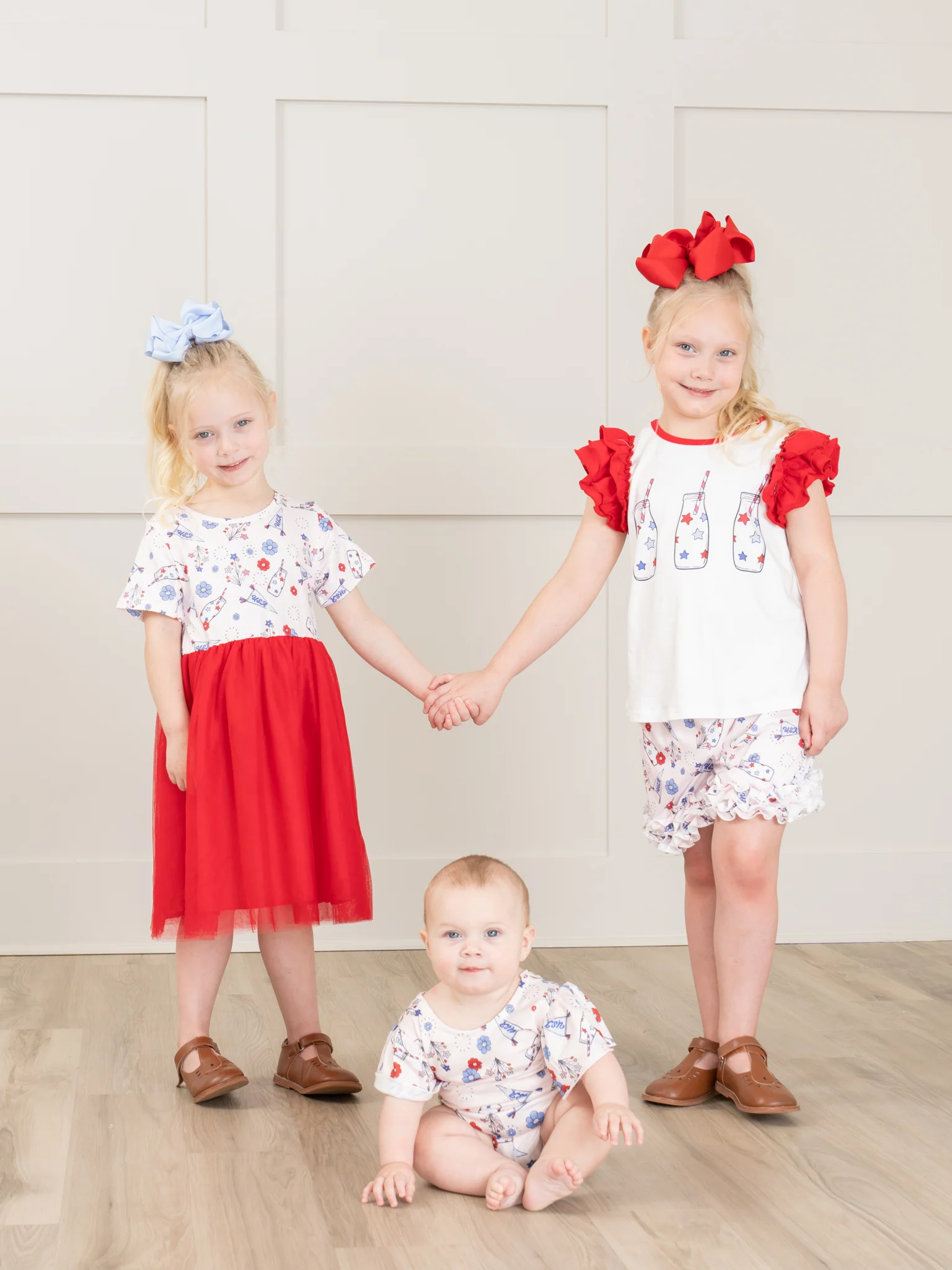 Patriotic Floral Icing Ruffle Outfit - Image 6
