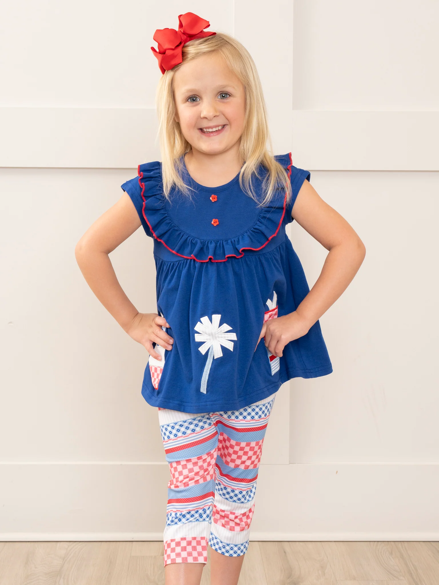Patriotic Party Ruffle Outfit