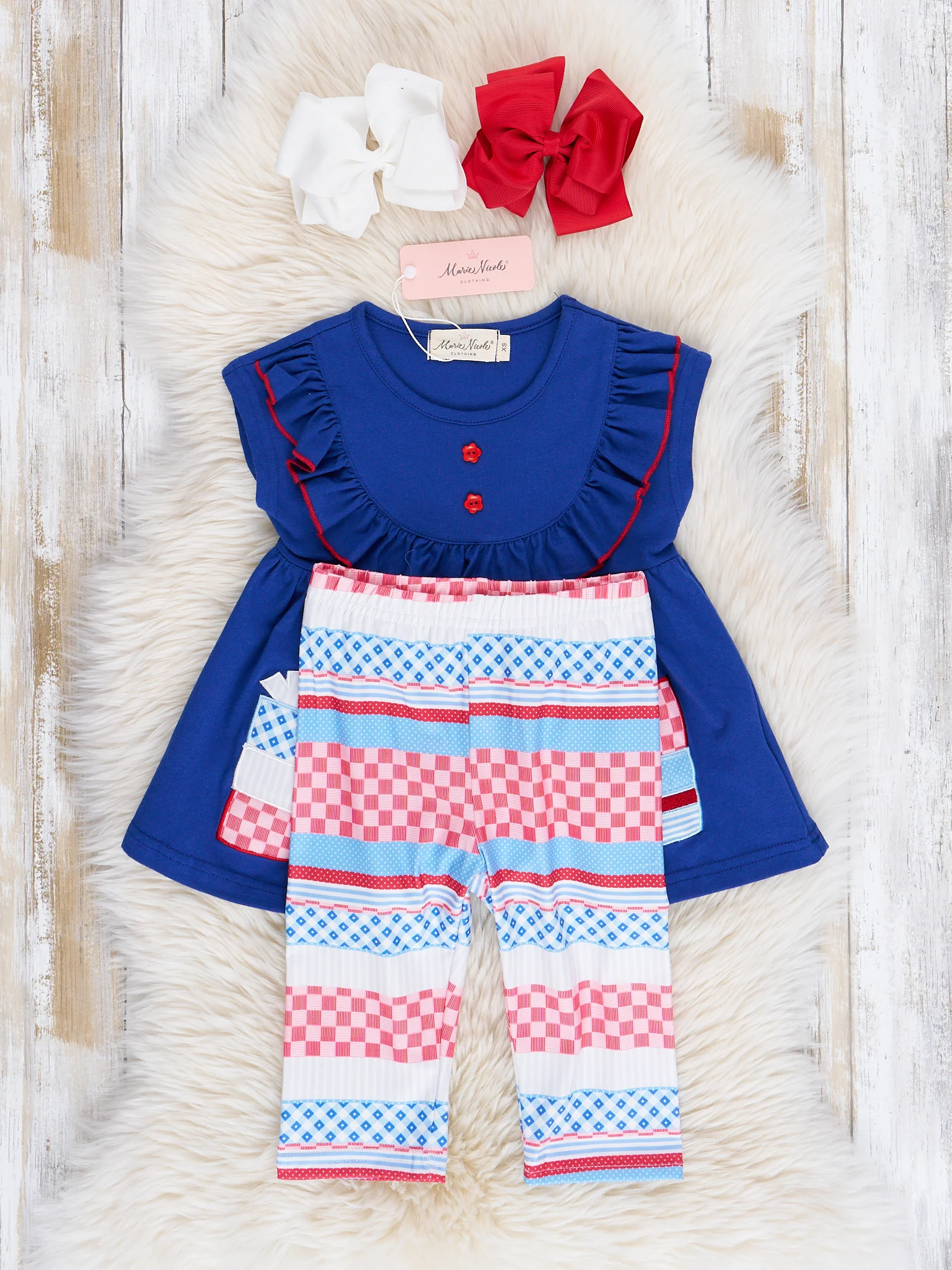Patriotic Party Ruffle Outfit - Image 3