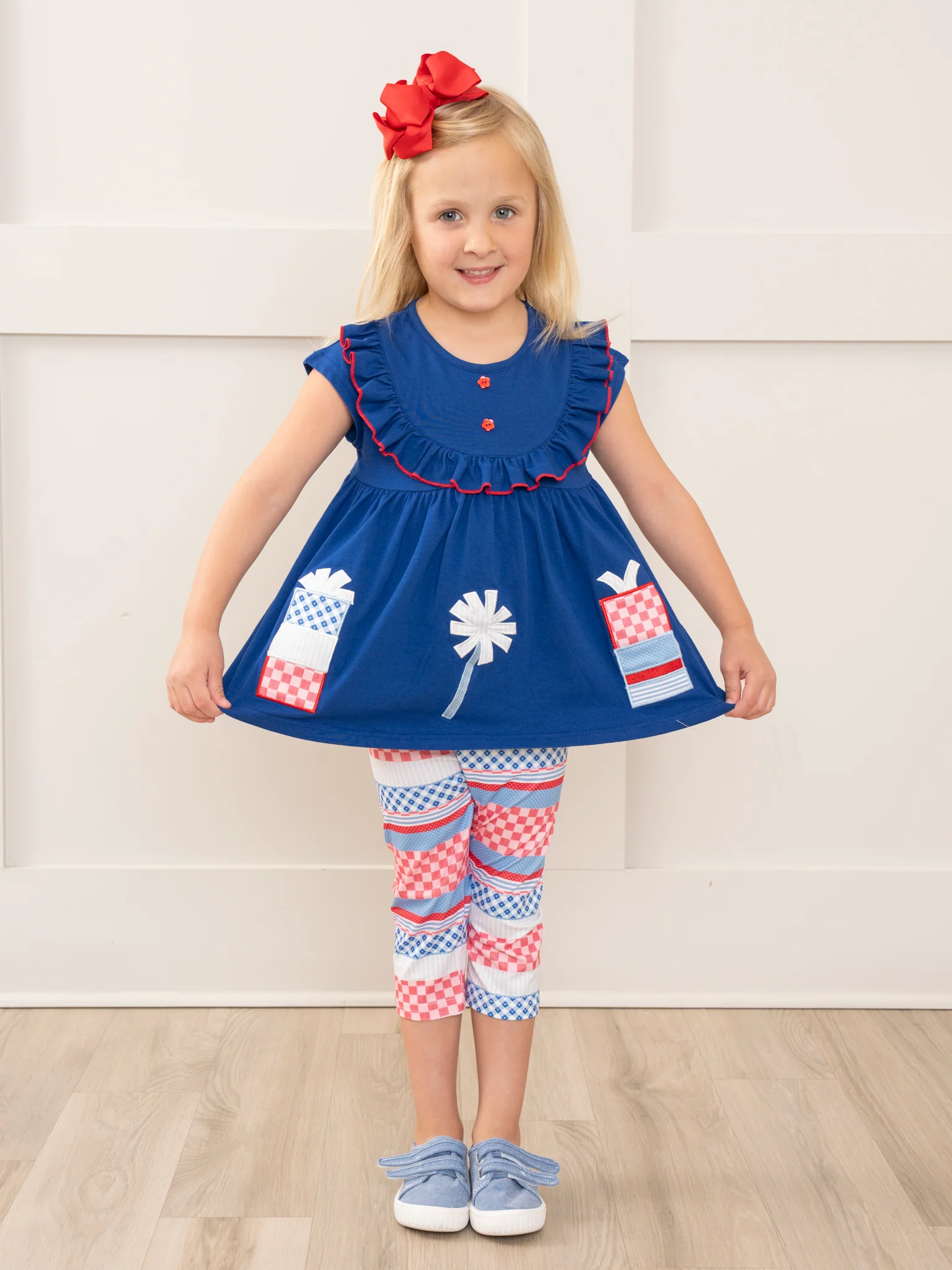 Patriotic Party Ruffle Outfit - Image 4
