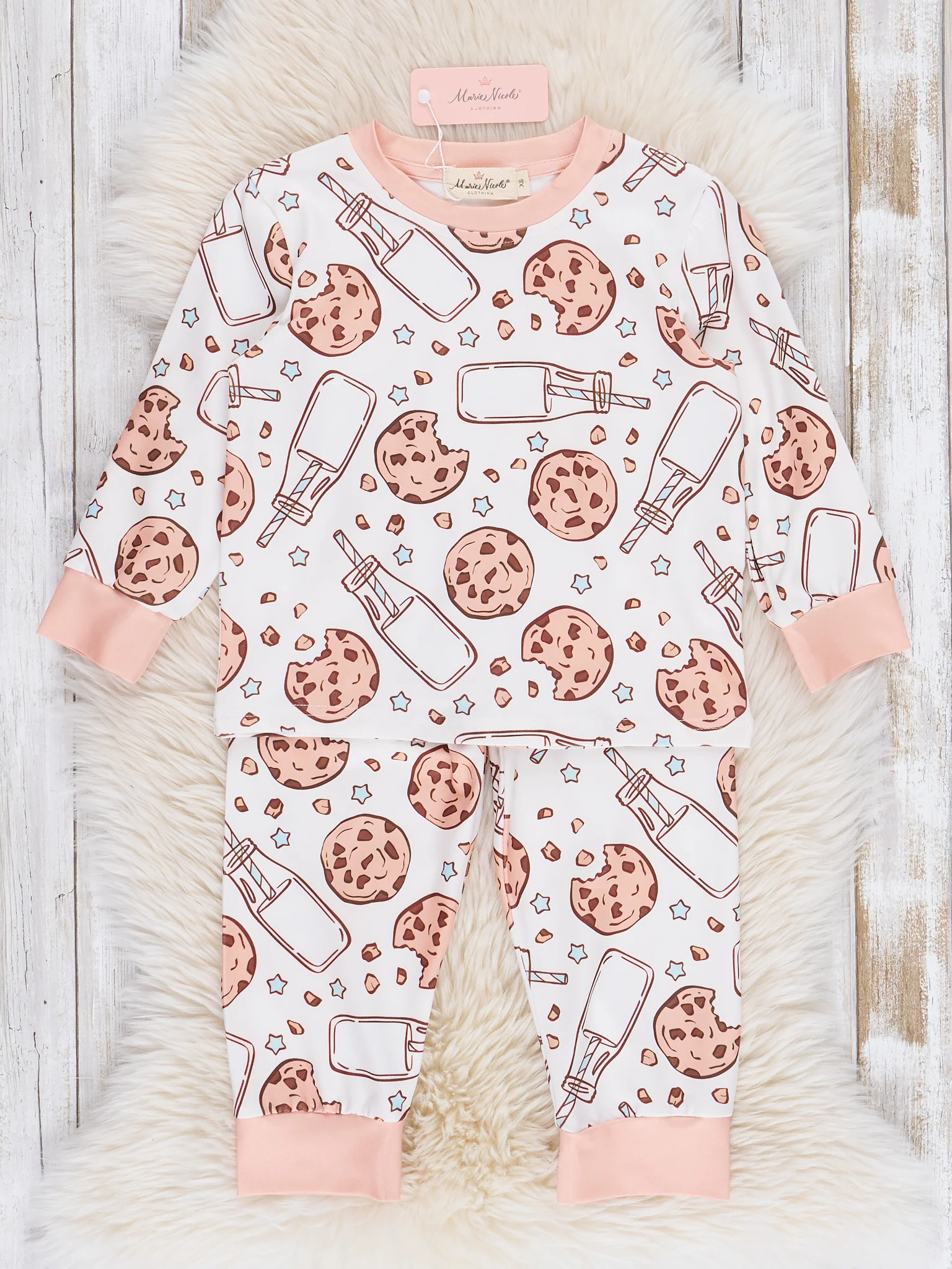 Peach Milk & Cookies Pajamas