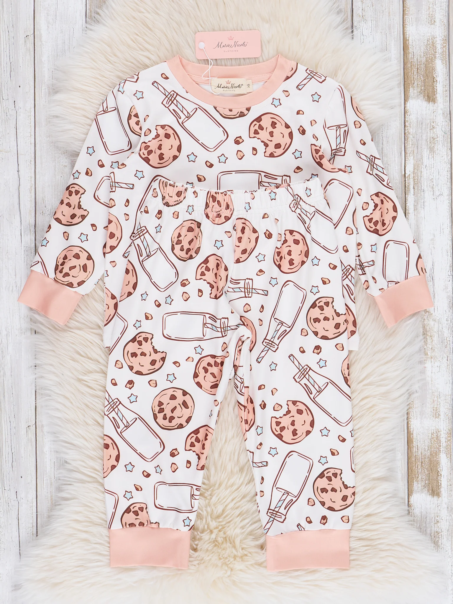 Peach Milk & Cookies Pajamas - Image 2